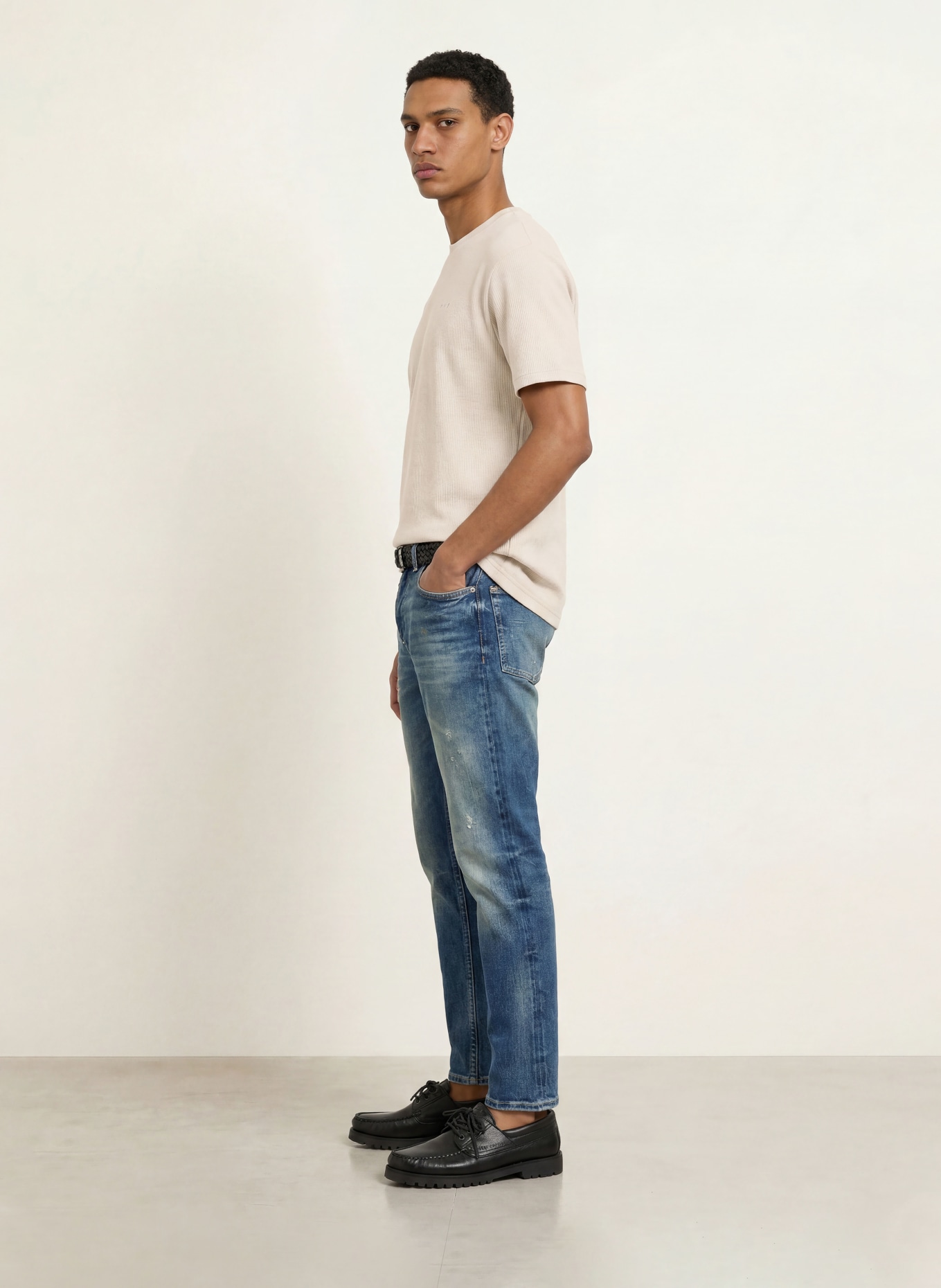BOSS T-Shirt: BEIGE