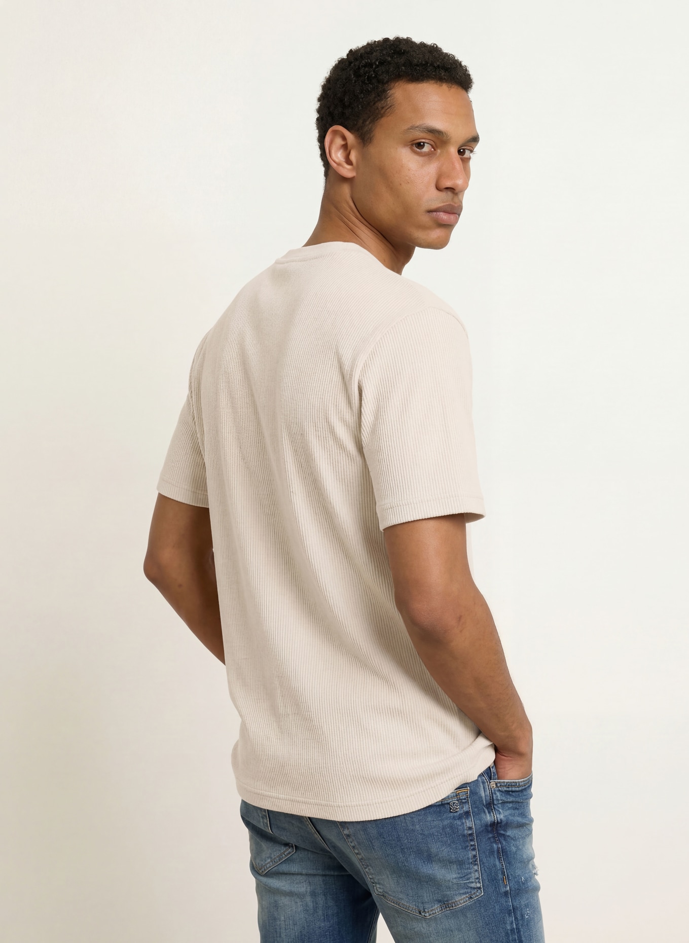 BOSS T-Shirt: BEIGE