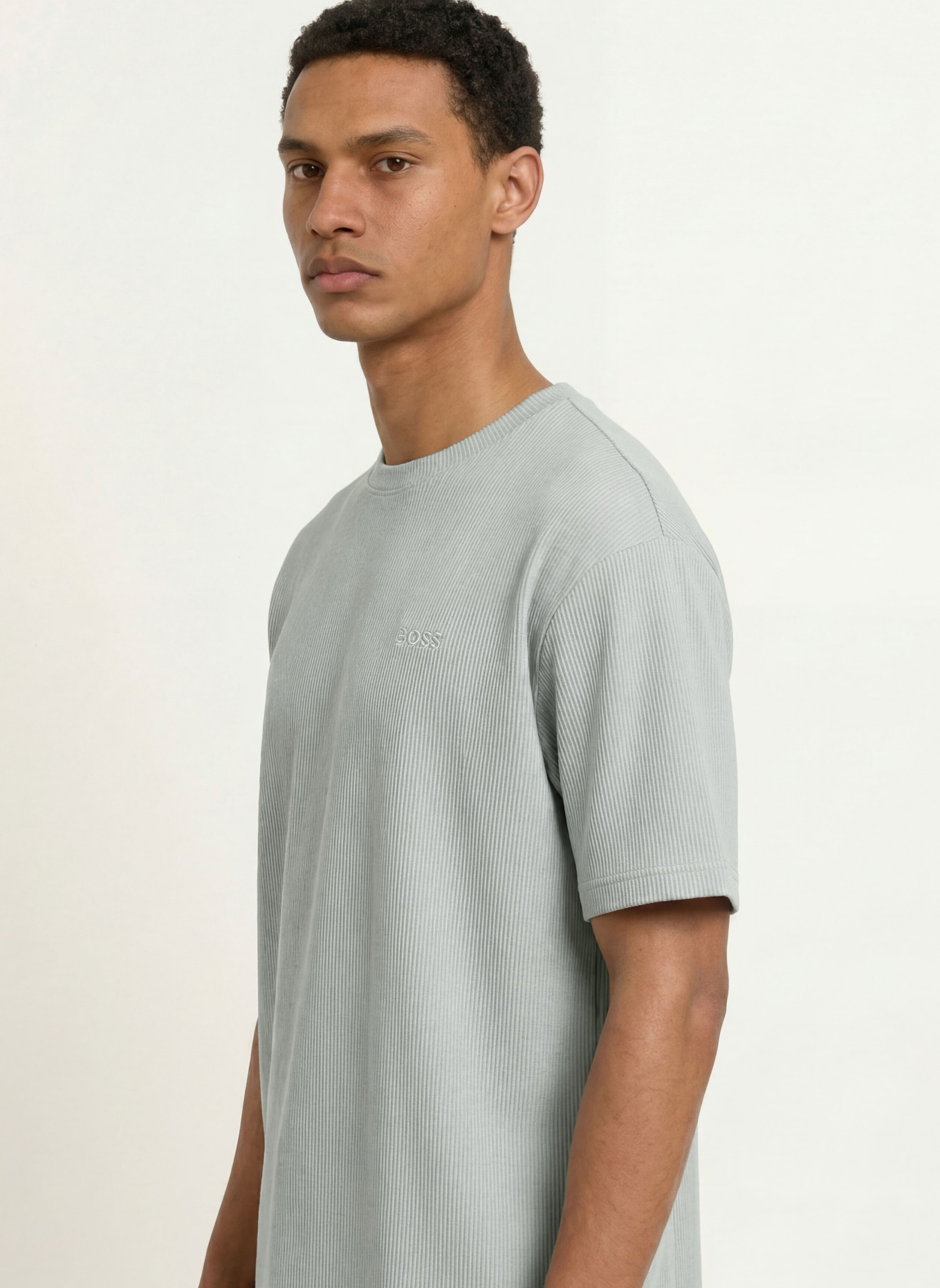 BOSS T-Shirt: BLAUGRAU