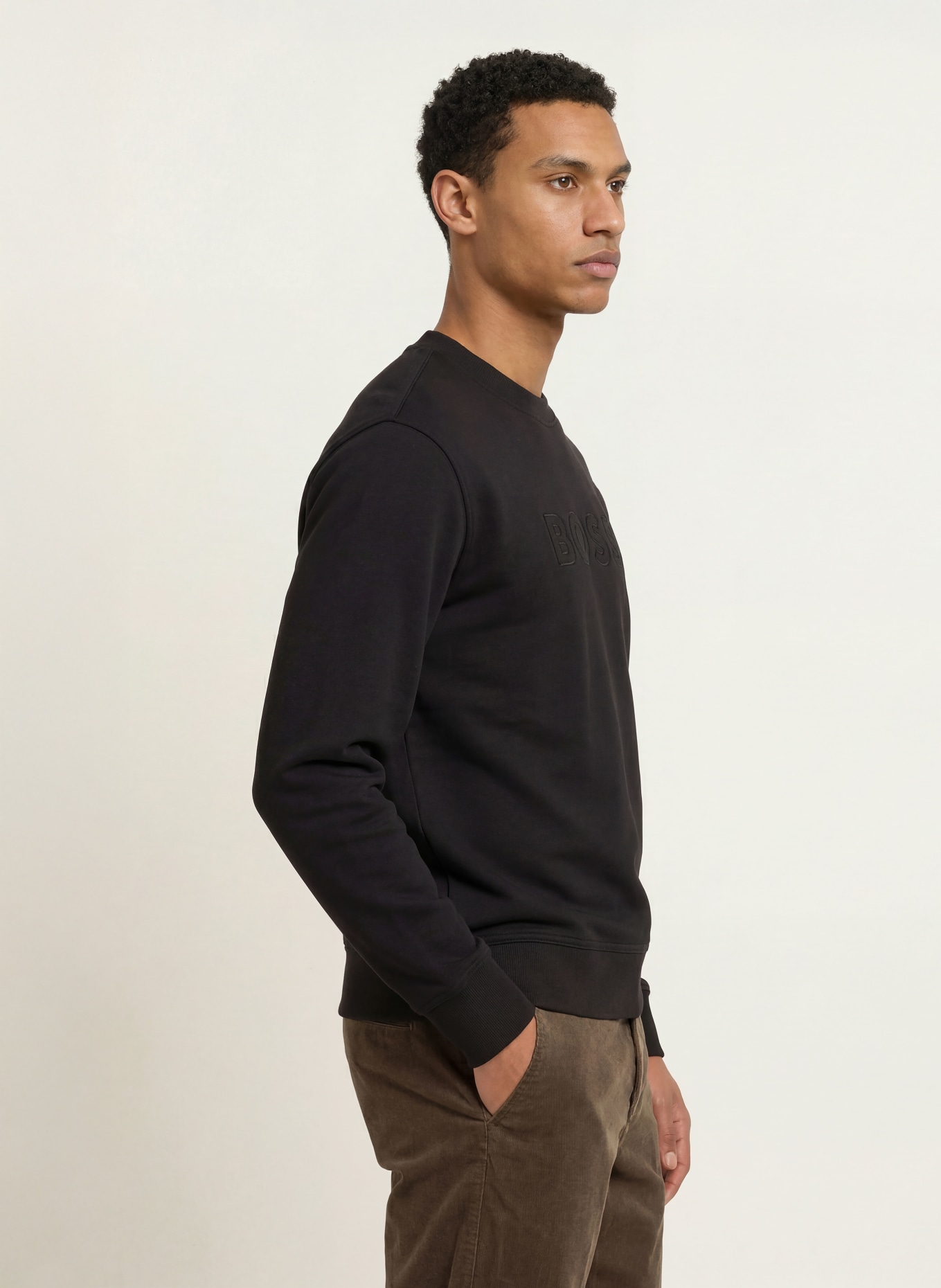 BOSS Sweatshirt: SCHWARZ