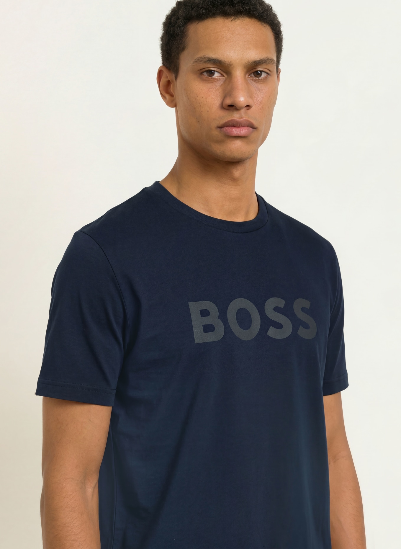 BOSS T-Shirt: DUNKELBLAU