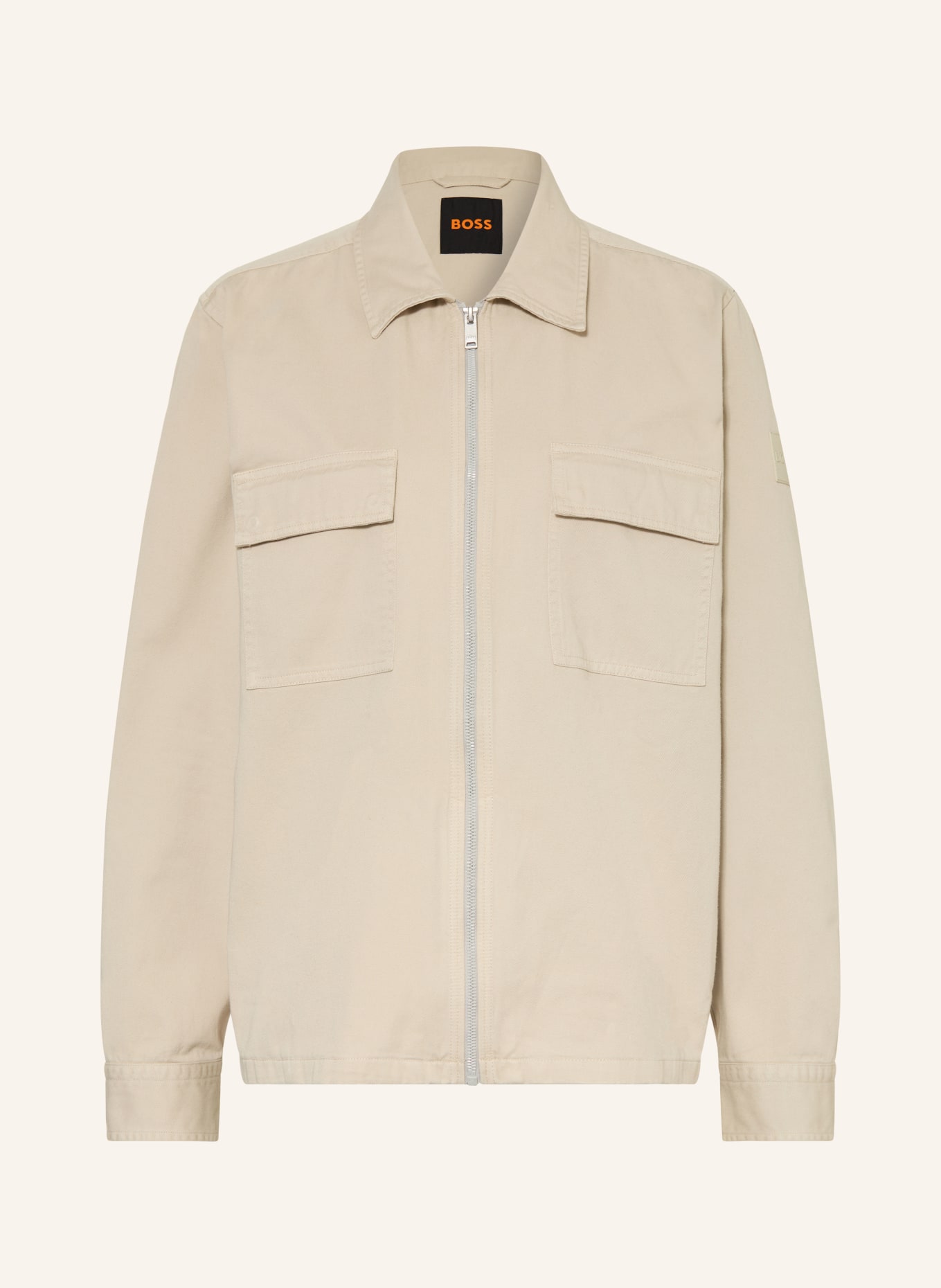 BOSS LORUM Overshirt: ECRU