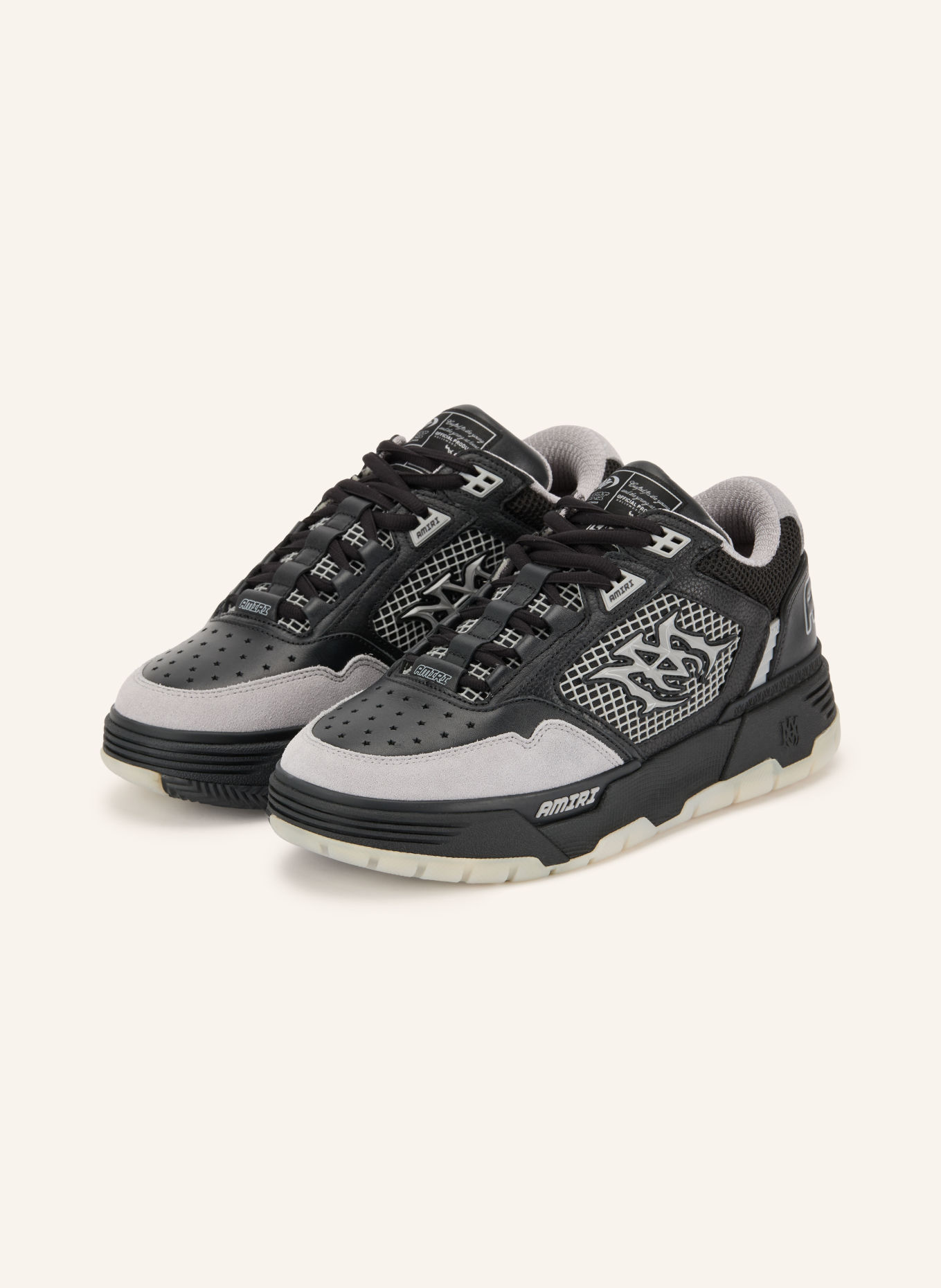 AMIRI Sneakersy MA-94: ČERNÁ / ŠEDÁ