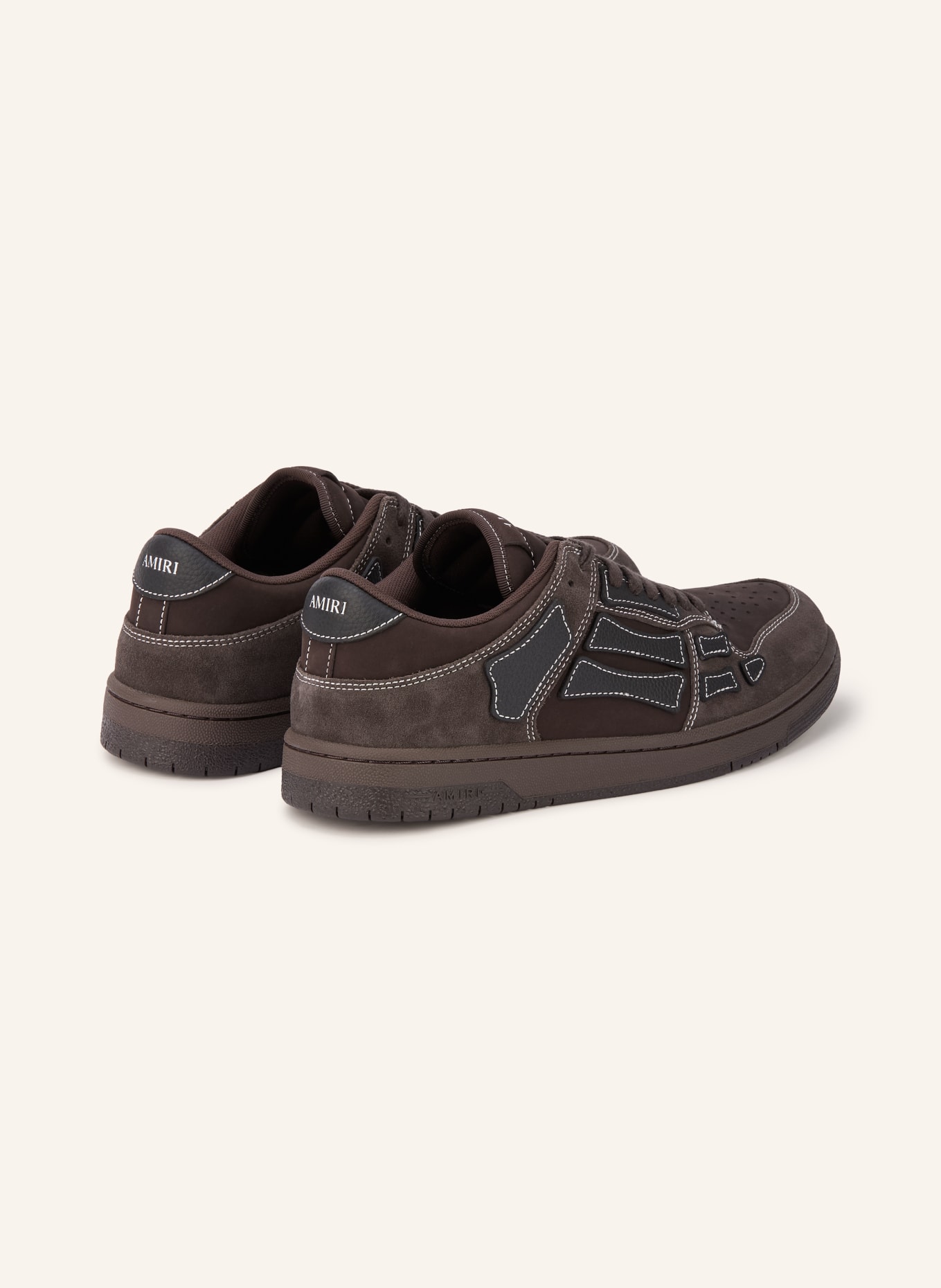 AMIRI SKEL Sneakers: DARK BROWN