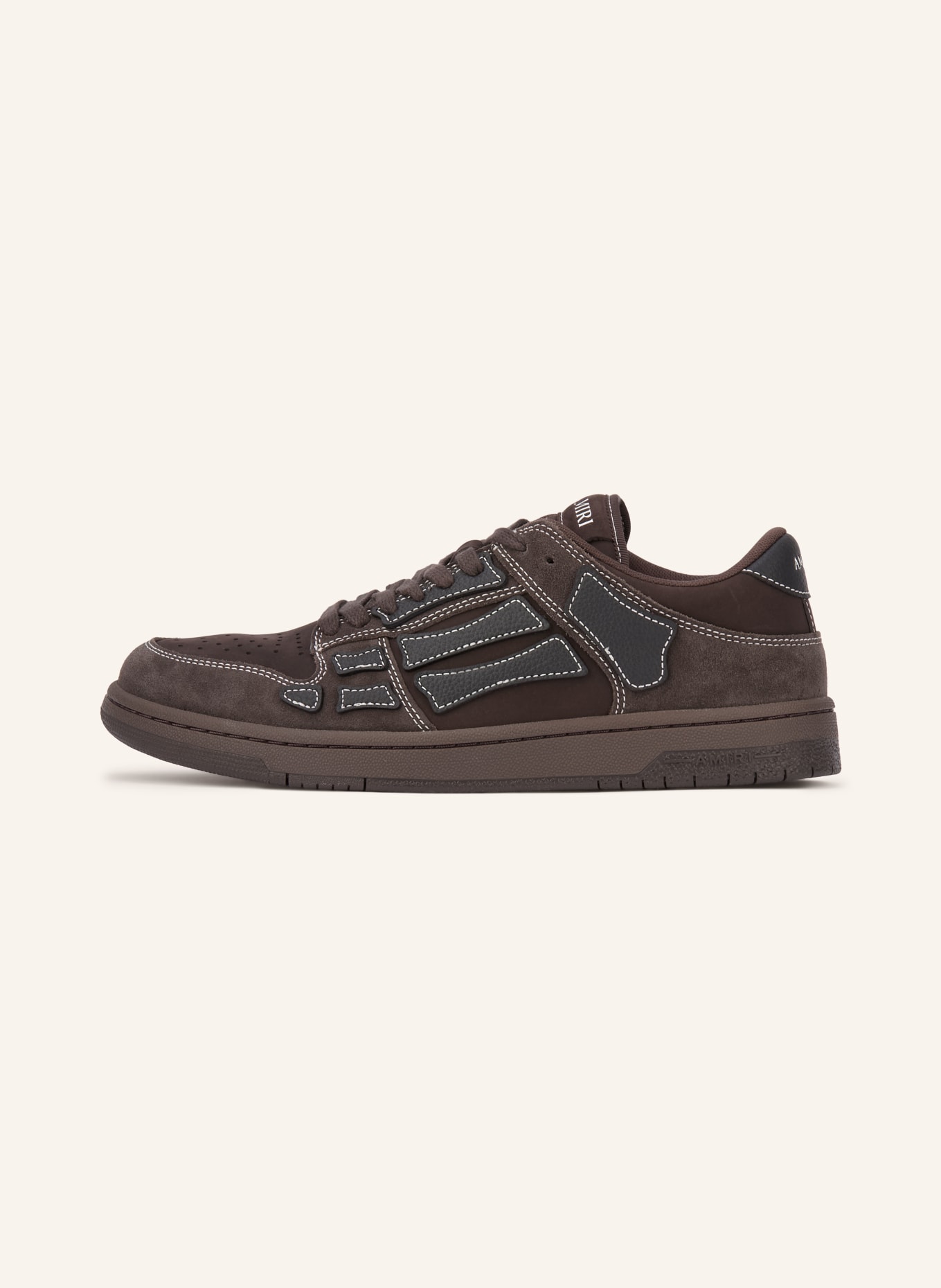 AMIRI SKEL Sneakers: DARK BROWN