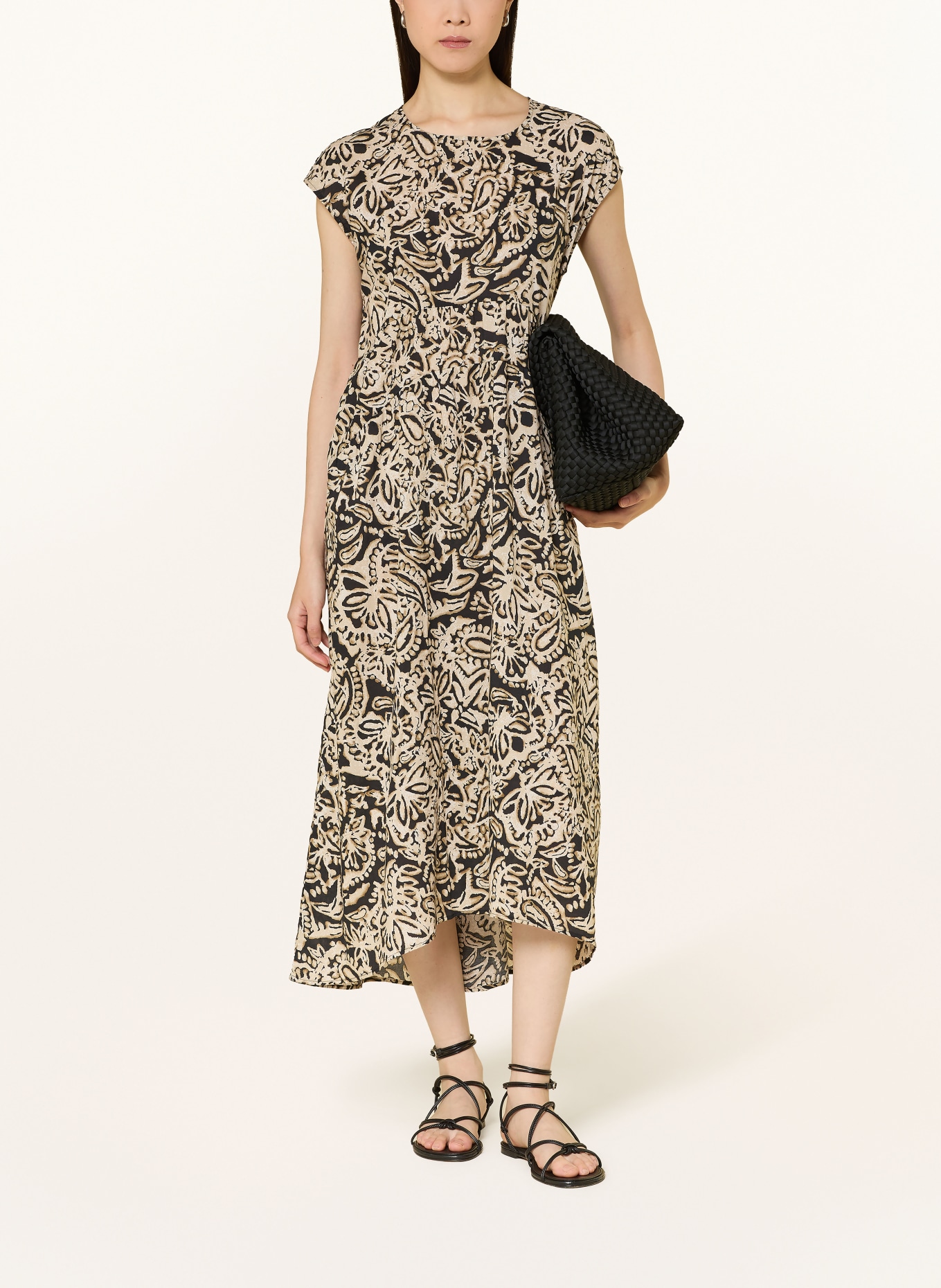 CARTOON Kleid: SCHWARZ / BEIGE