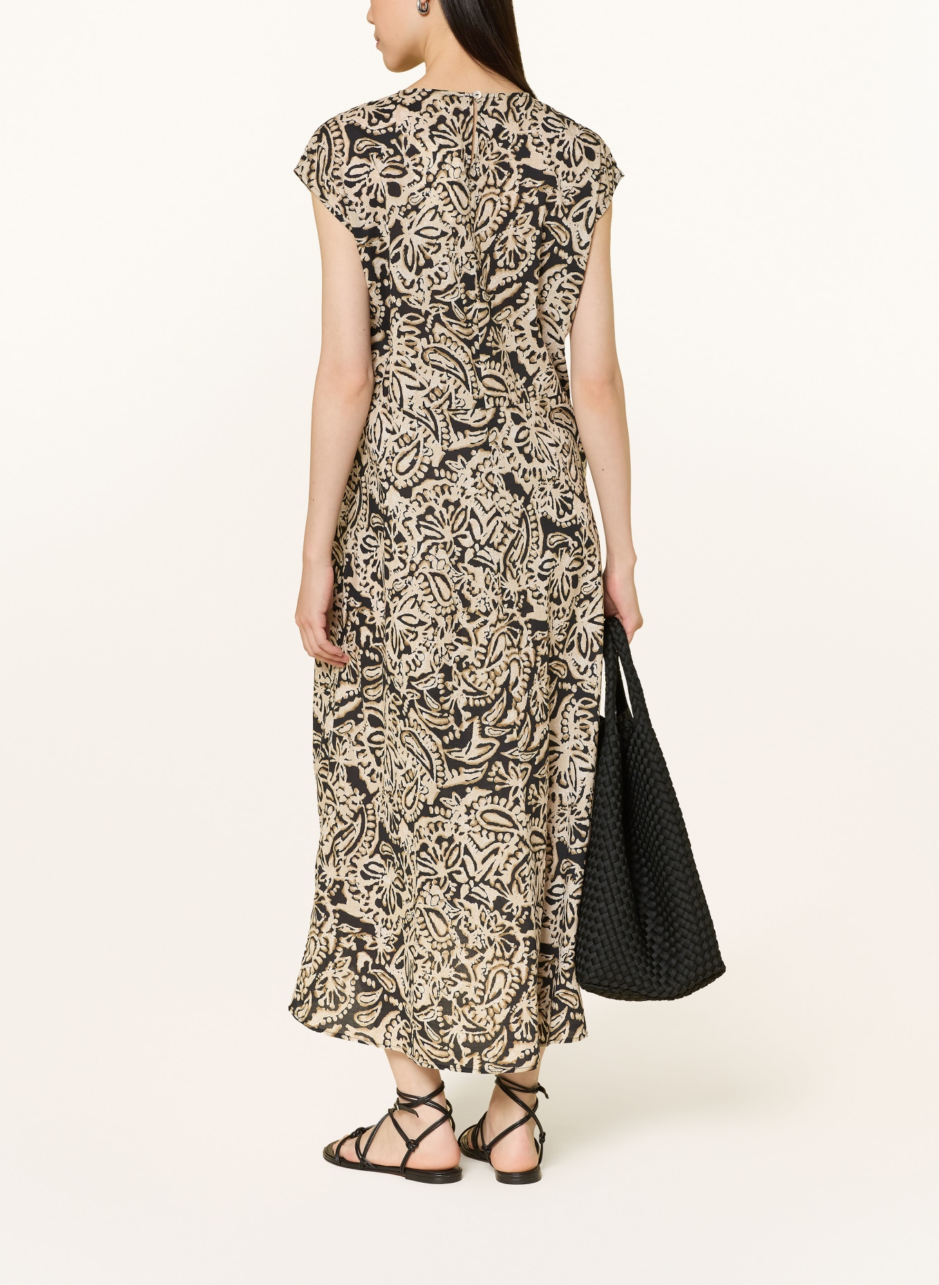 CARTOON Kleid: SCHWARZ / BEIGE