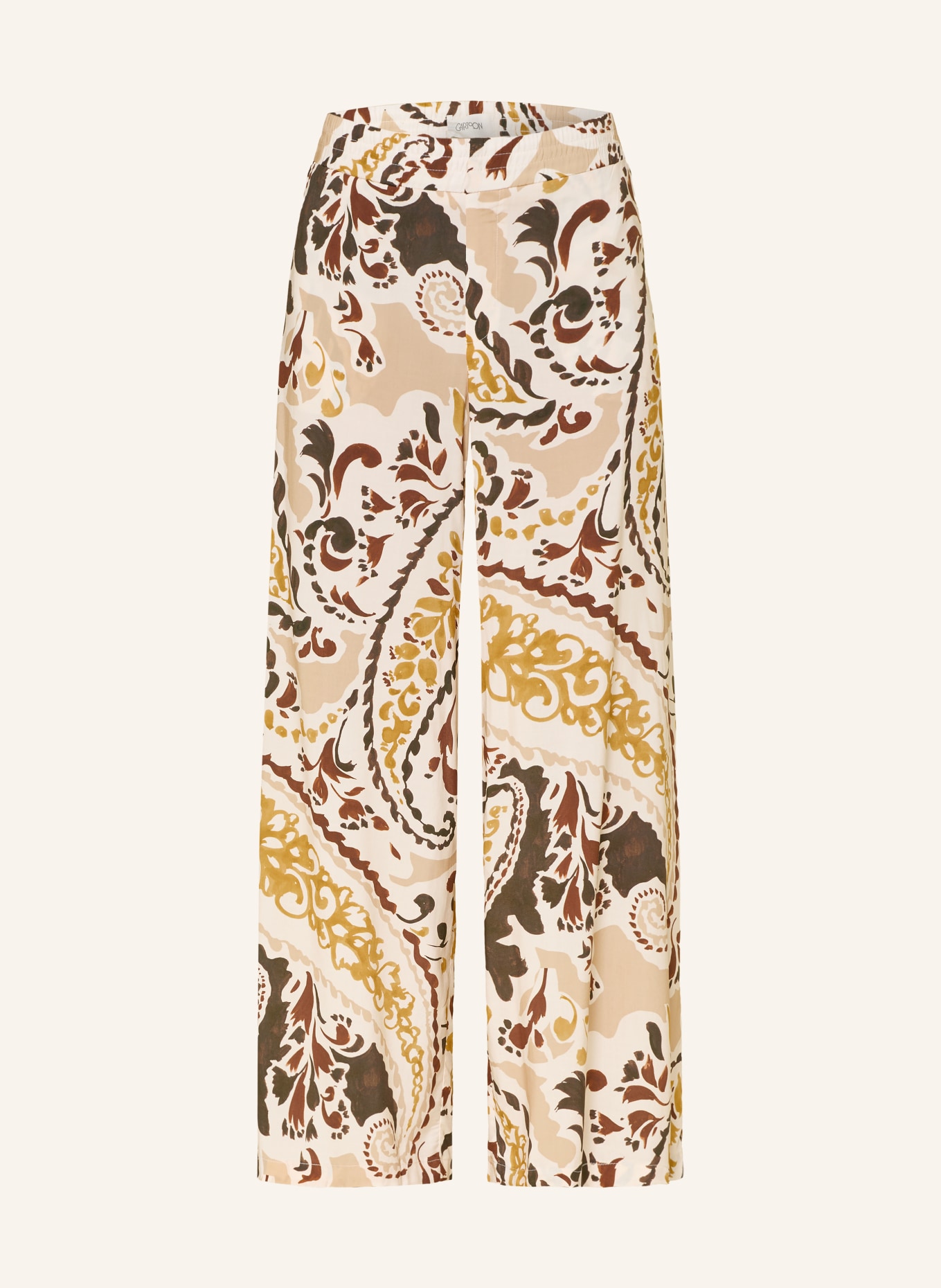 CARTOON Marlenehose: CREME / CAMEL / BRAUN