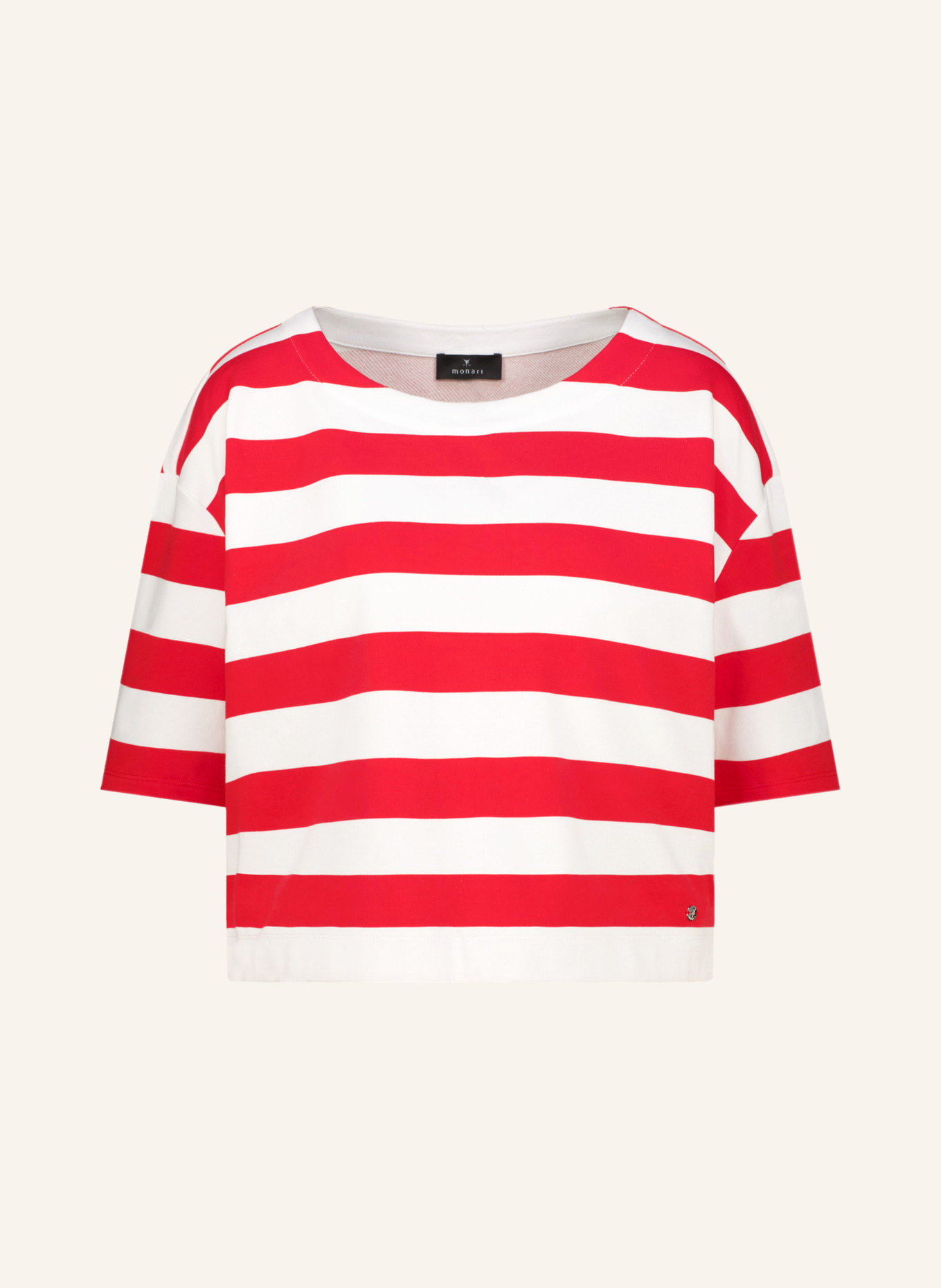 monari Sweatshirt: RED / WHITE