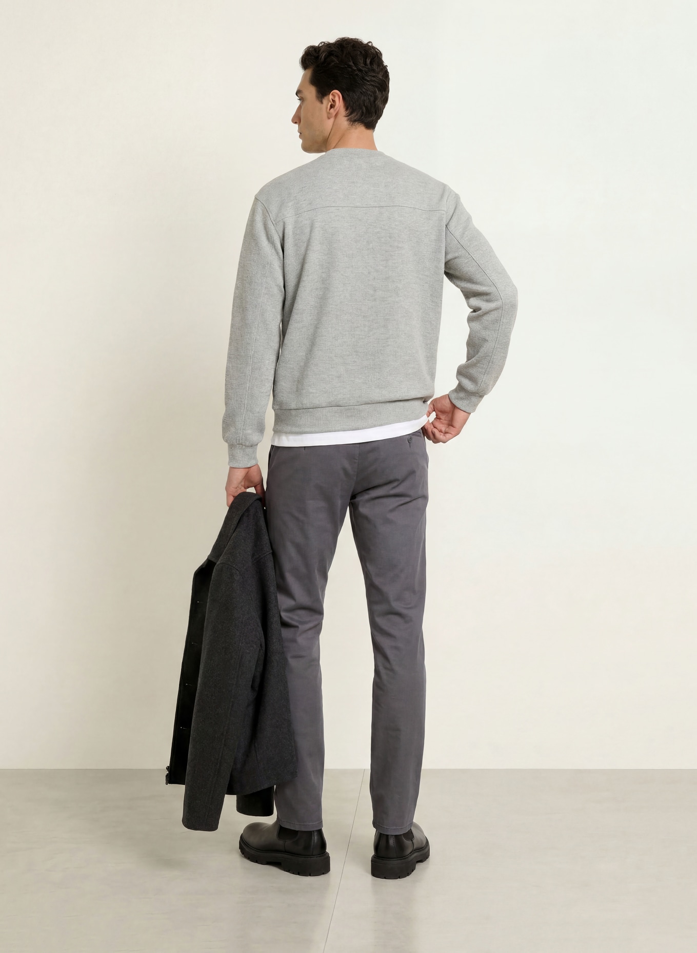 PAUL Regular-Fit Chinos: GRAY