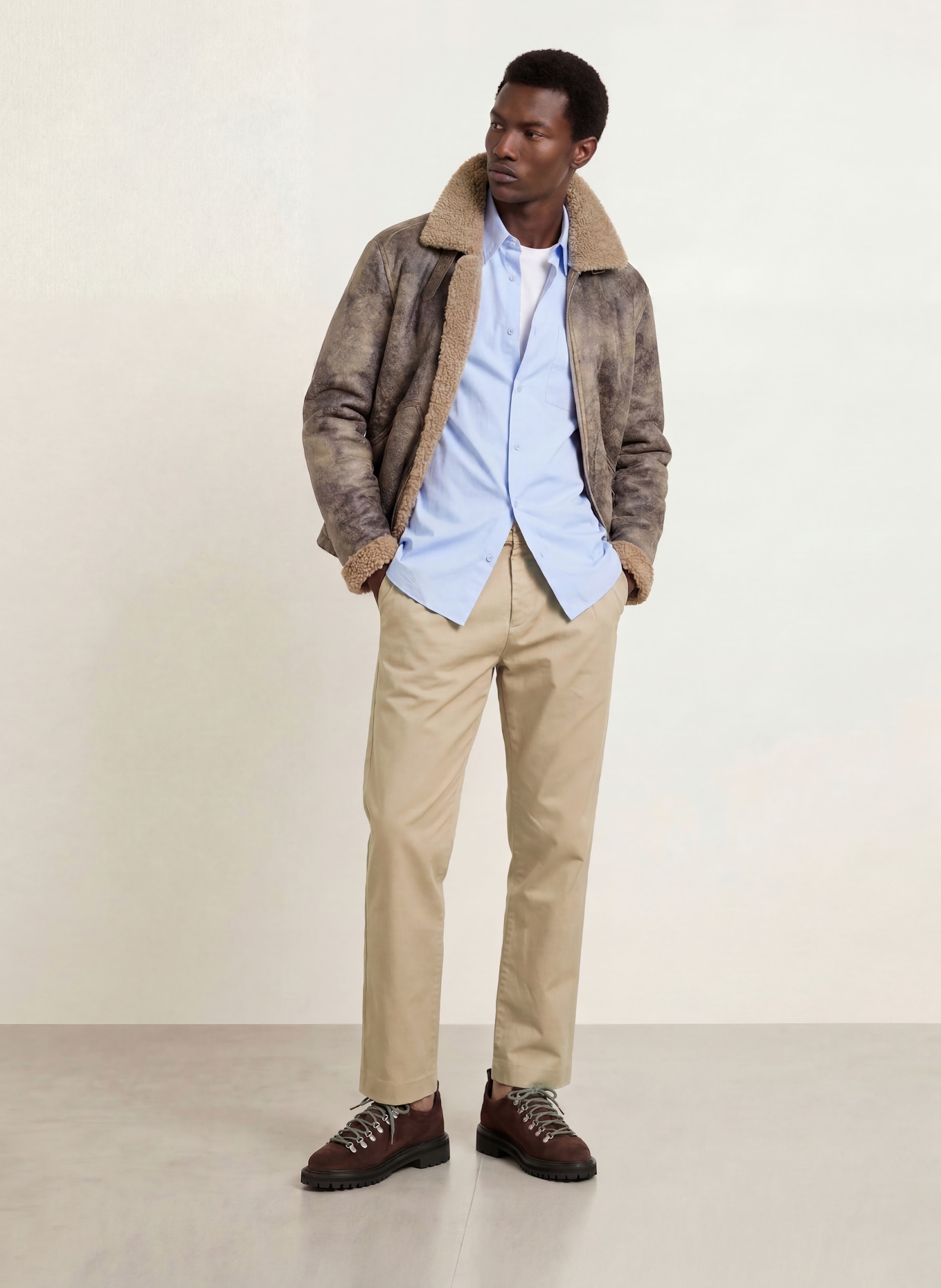 PAUL Regular-Fit Chinos: BEIGE