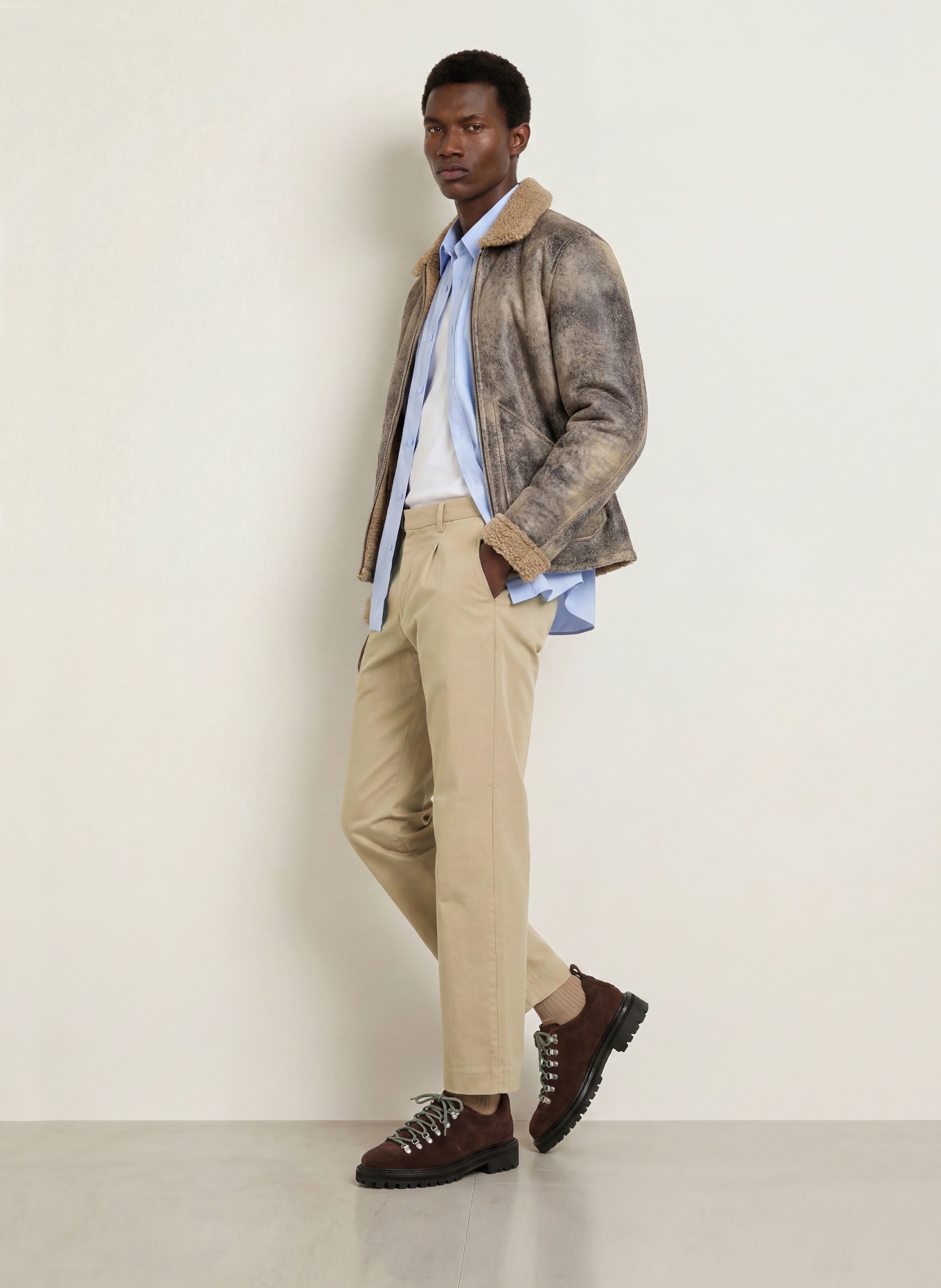 PAUL Regular-Fit Chinos: BEIGE