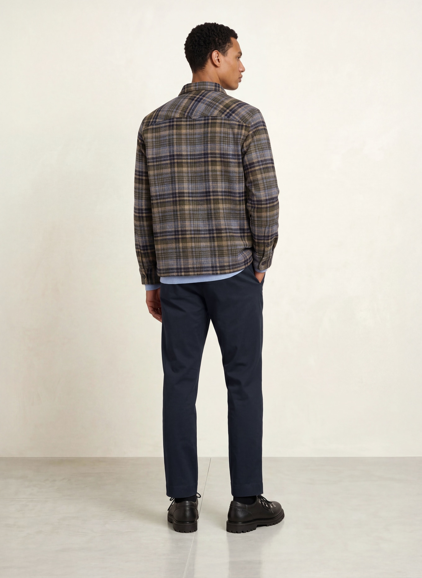 PAUL Chino kalhoty Regular Fit: TMAVĚ MODRÁ