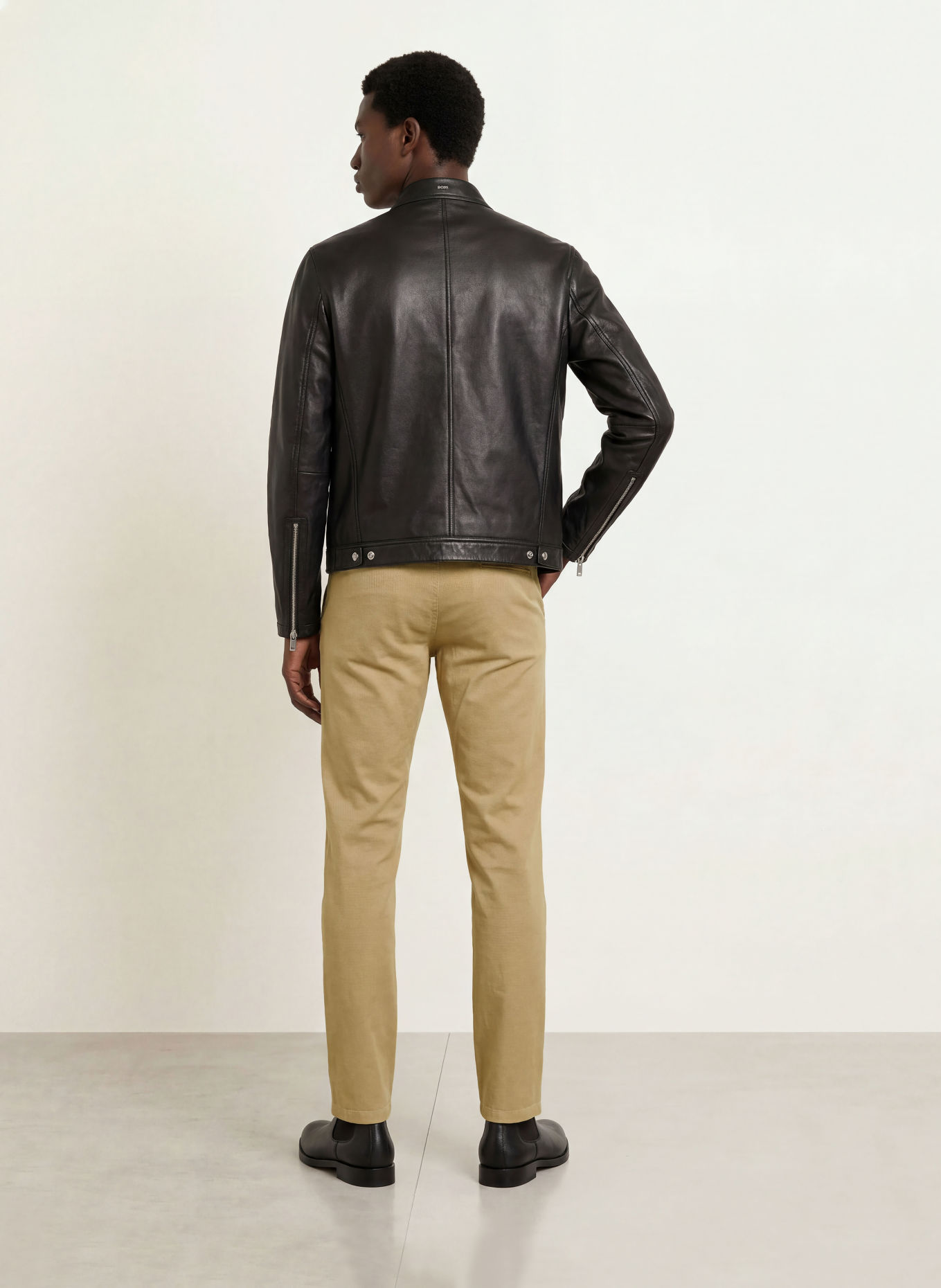 STROKESMAN'S Chino Slim Fit: BEIGE