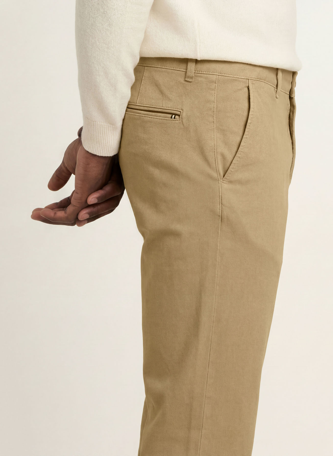 STROKESMAN'S Chino Slim Fit: BEIGE