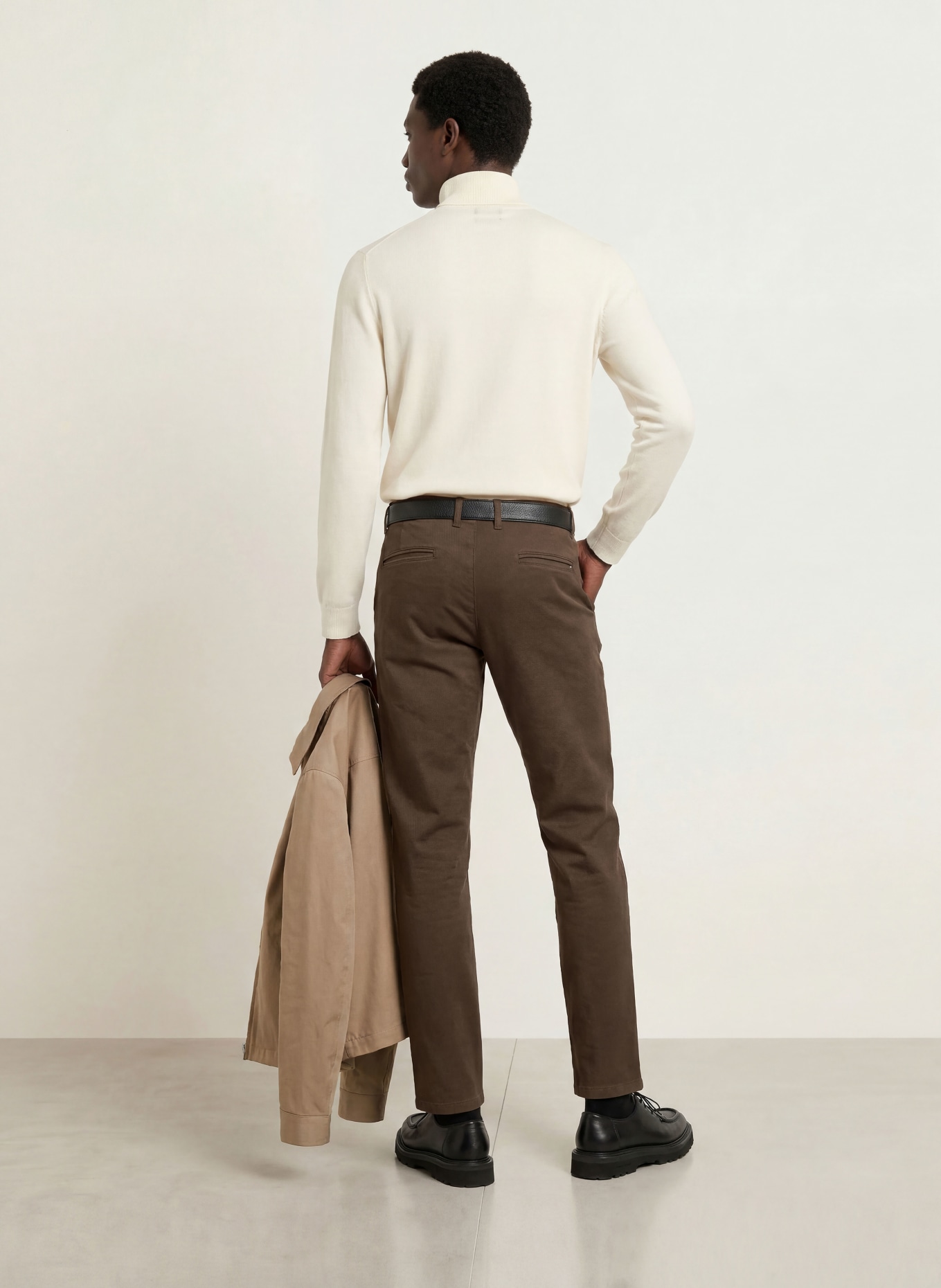 STROKESMAN'S Slim-fit chinos: OLIVE