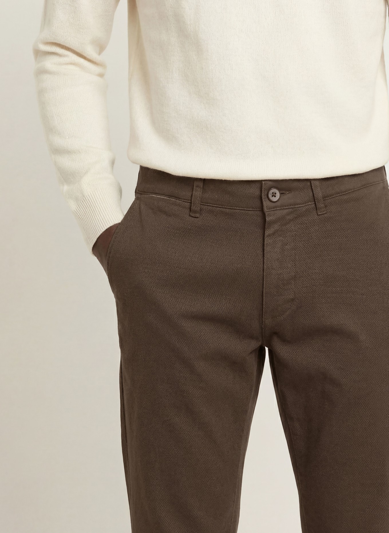 STROKESMAN'S Slim-fit chinos: OLIVE