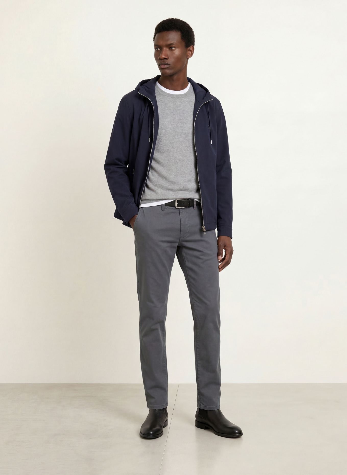 STROKESMAN'S Slim-fit Chinos: GRAY