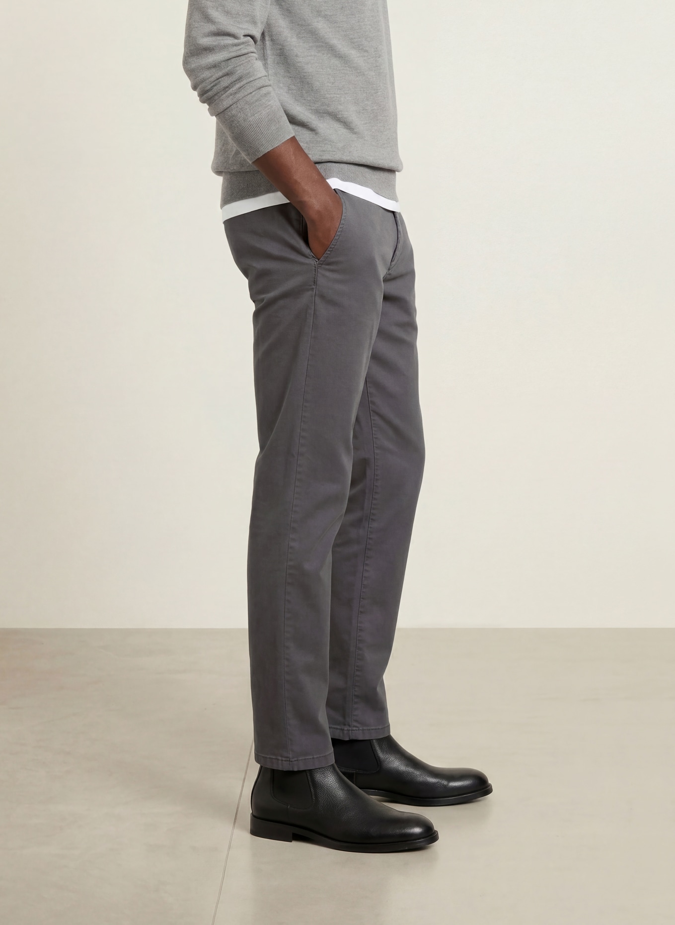 STROKESMAN'S Slim-fit Chinos: GRAY