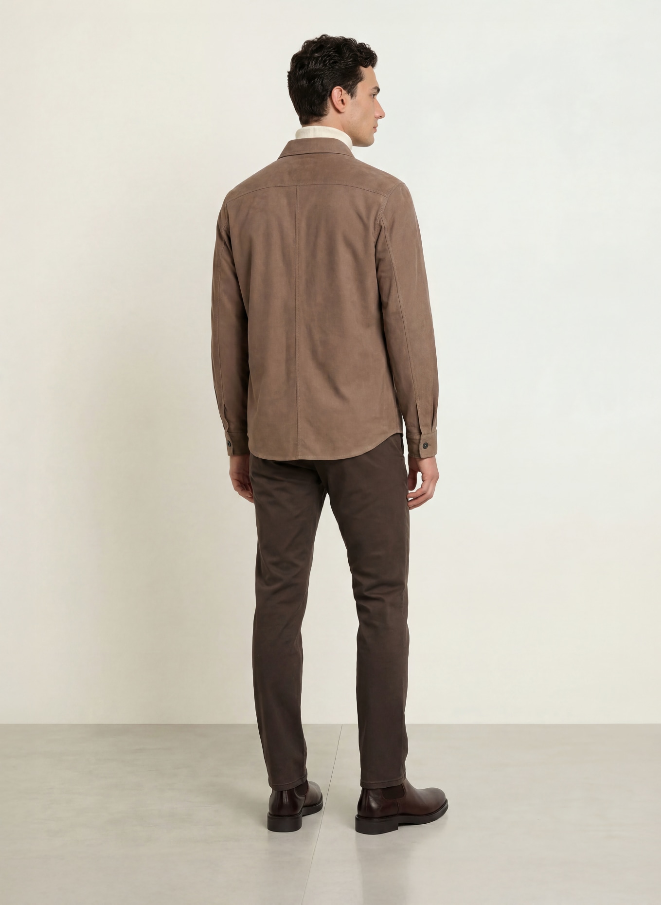 STROKESMAN'S Slim-fit Chinos: DARK BROWN