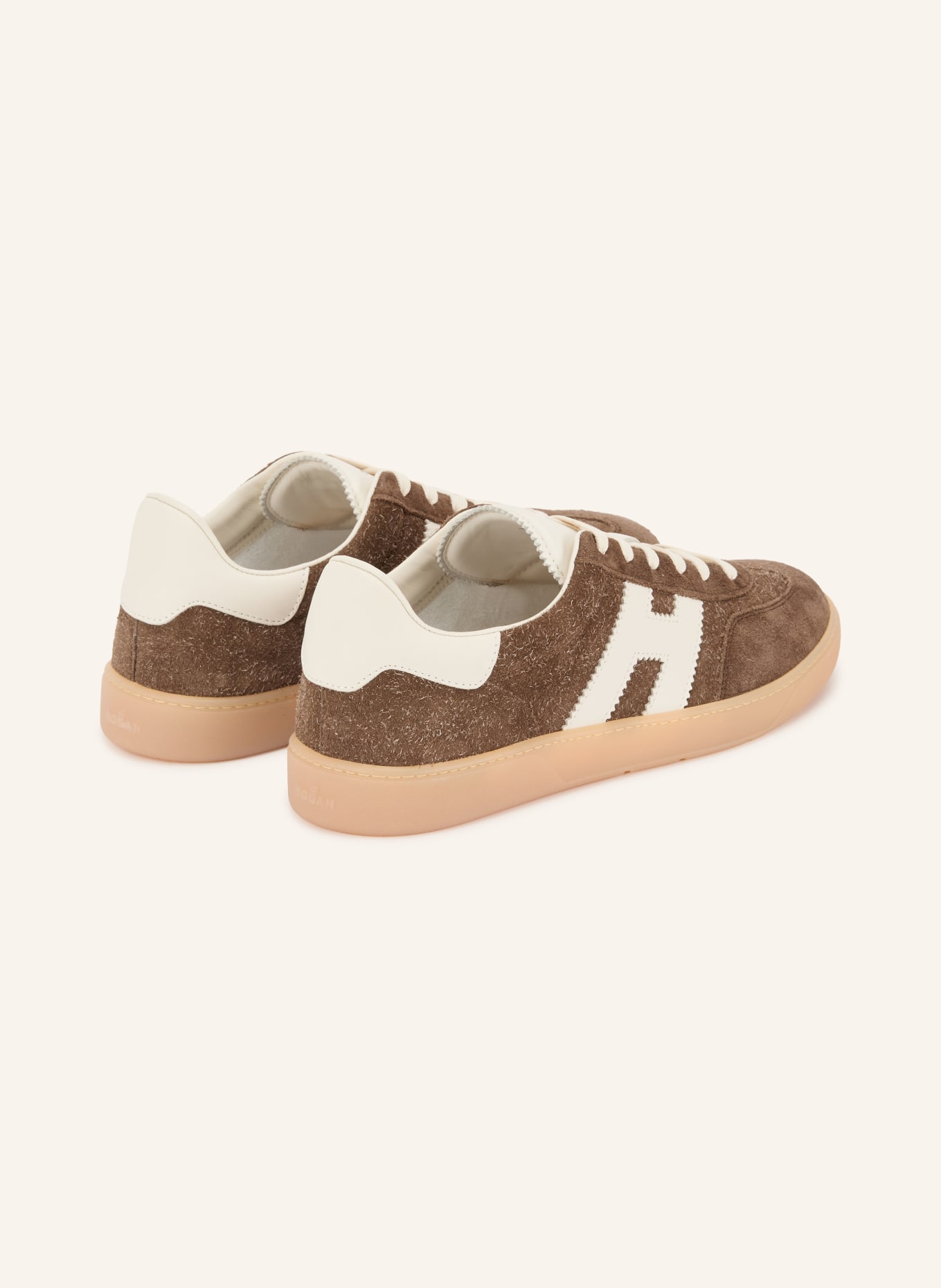 HOGAN Sneakers COOL: MARRON / CRÈME