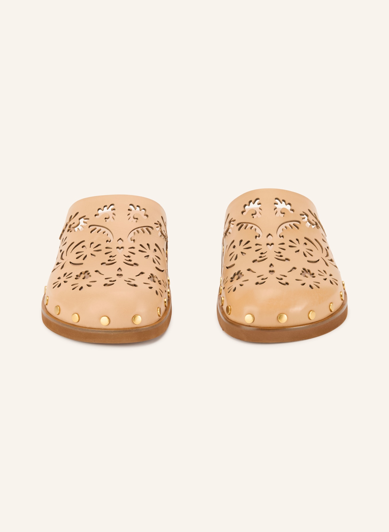 FARM RIO Muiltjes met studs: CAMEL
