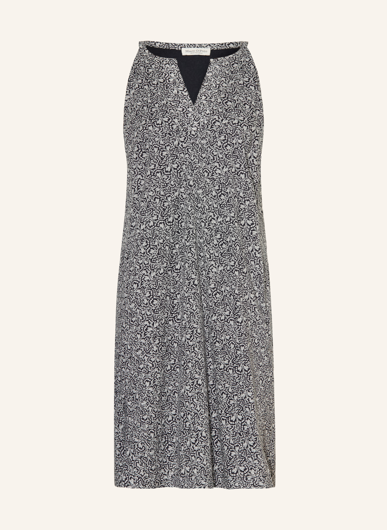 Marc O'Polo Dress: DARK BLUE / WHITE