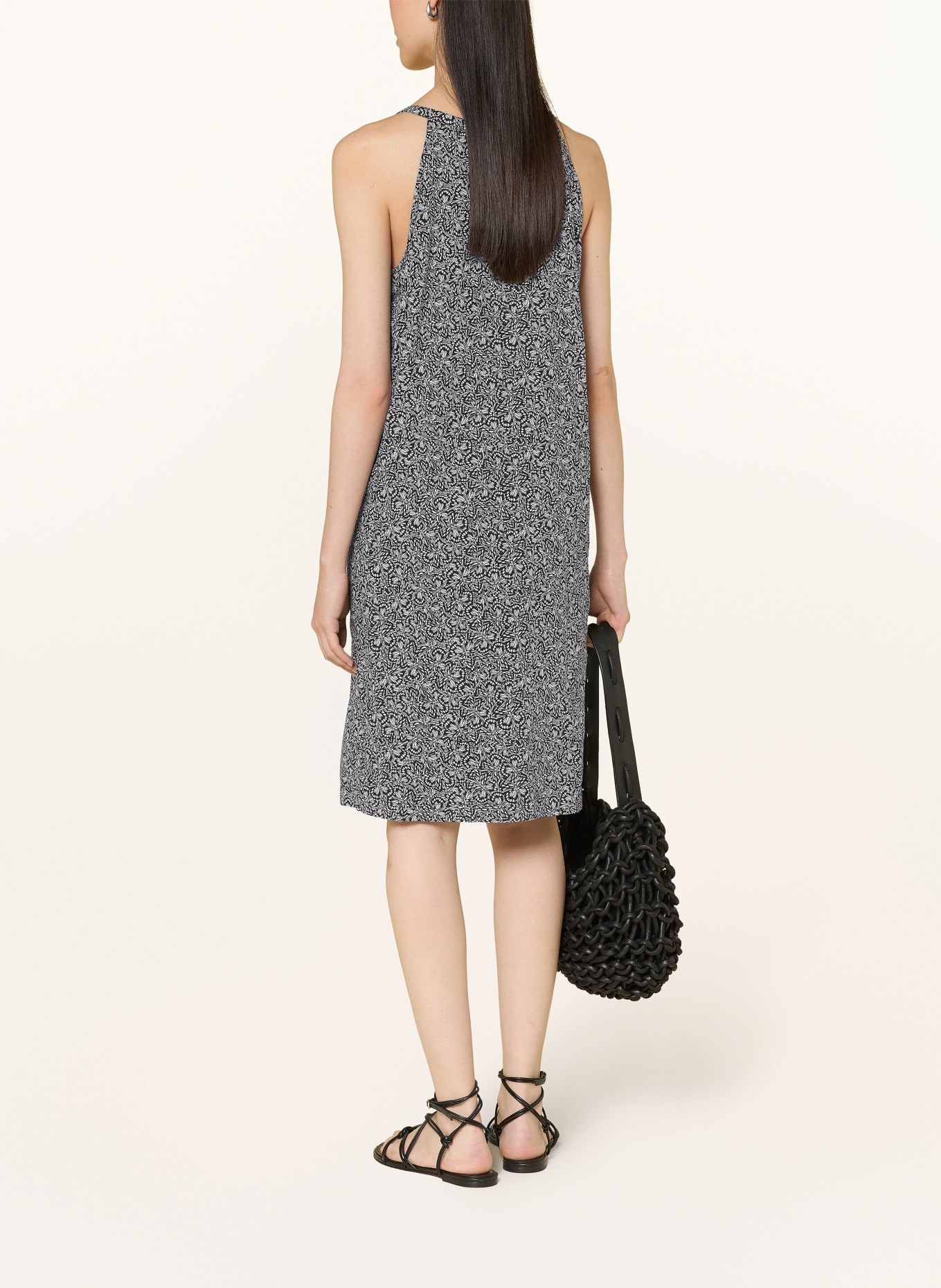 Marc O'Polo Dress: DARK BLUE / WHITE