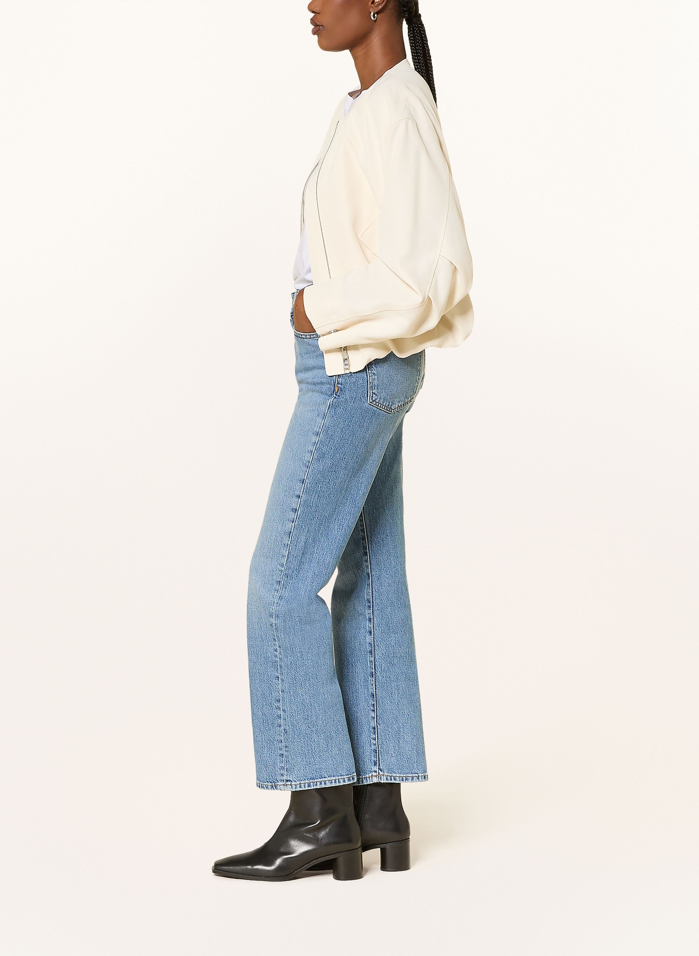 BOSS Bootcut-jeans PARKWAY-STR: 424 MEDIUM BLUE
