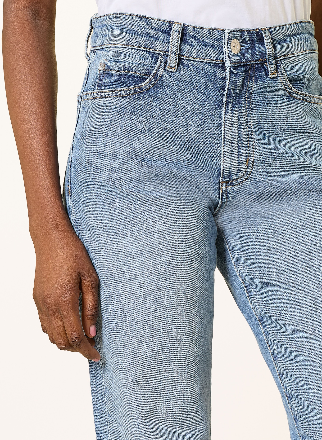 BOSS Bootcut-jeans PARKWAY-STR: 424 MEDIUM BLUE