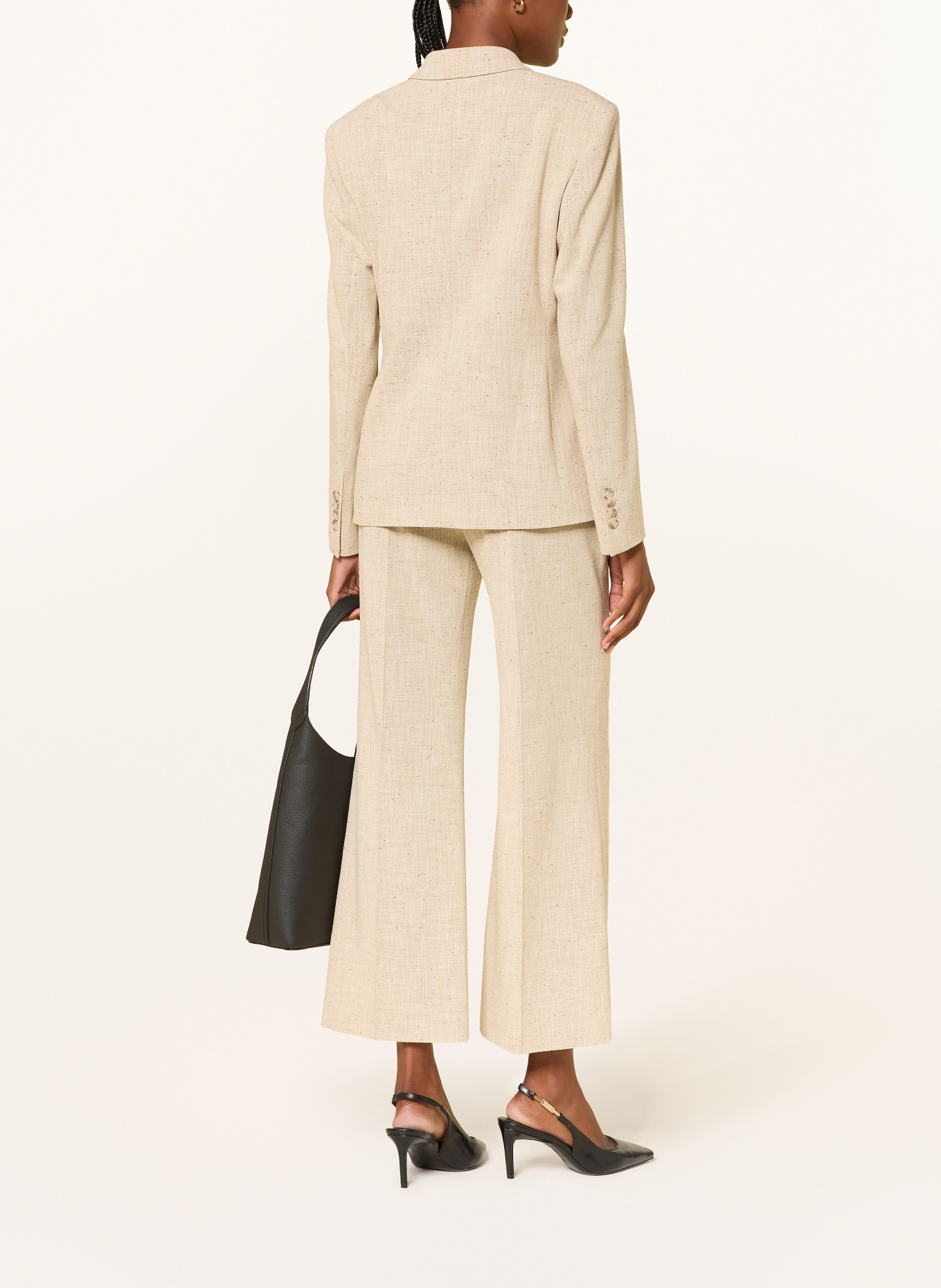BOSS Blazer JALETO: CREME / BRAUN
