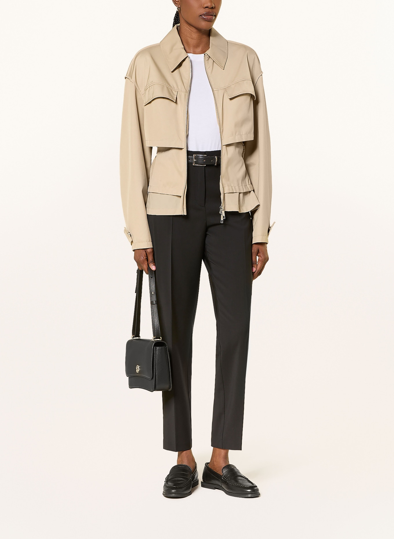 BOSS Broek TAPRIAH: ZWART