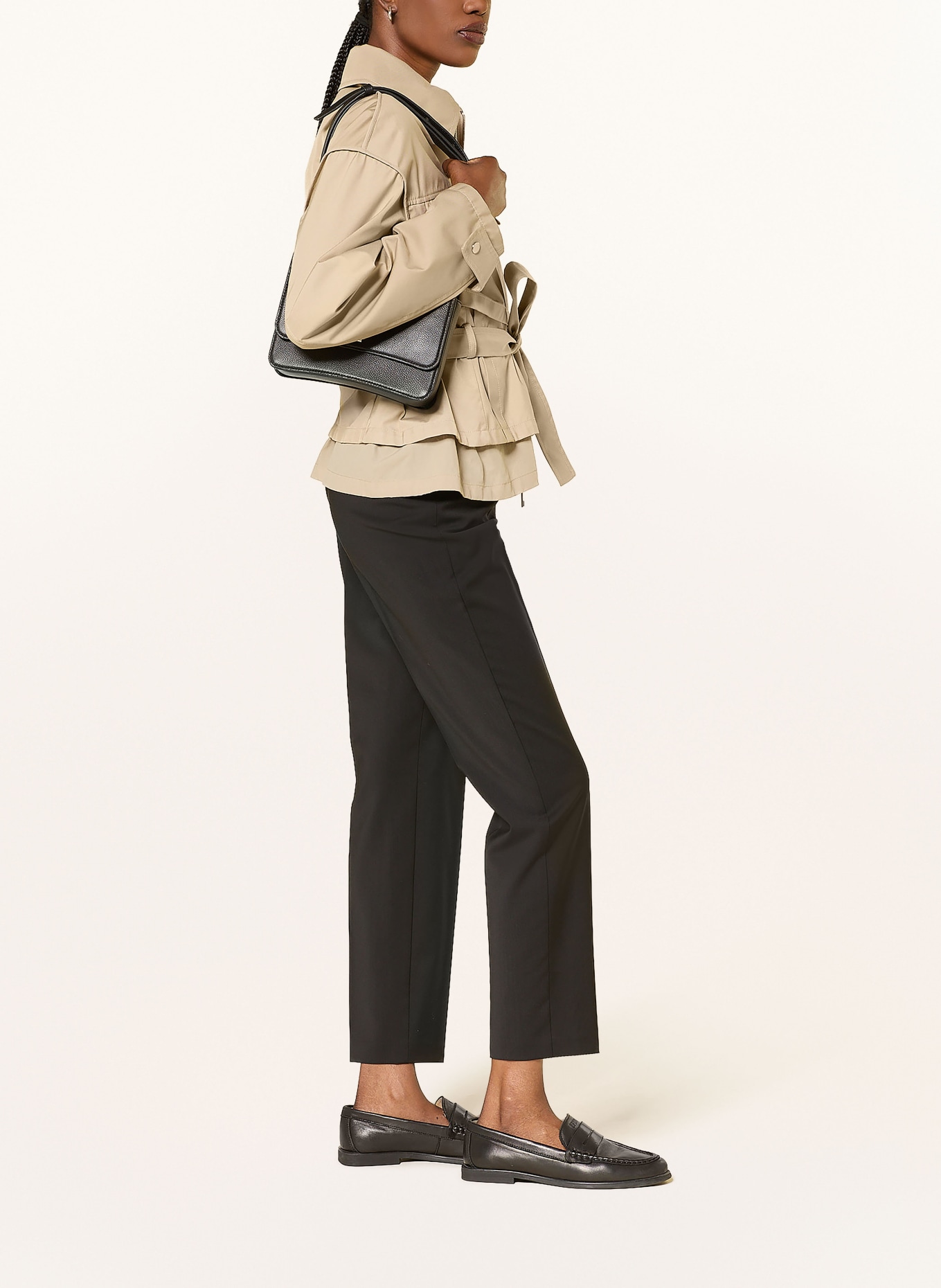 BOSS Broek TAPRIAH: ZWART