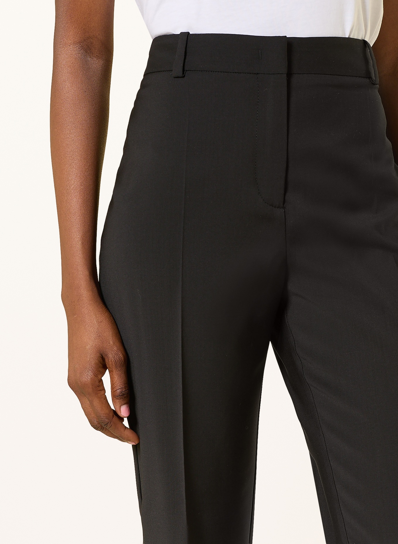 BOSS Broek TAPRIAH: ZWART