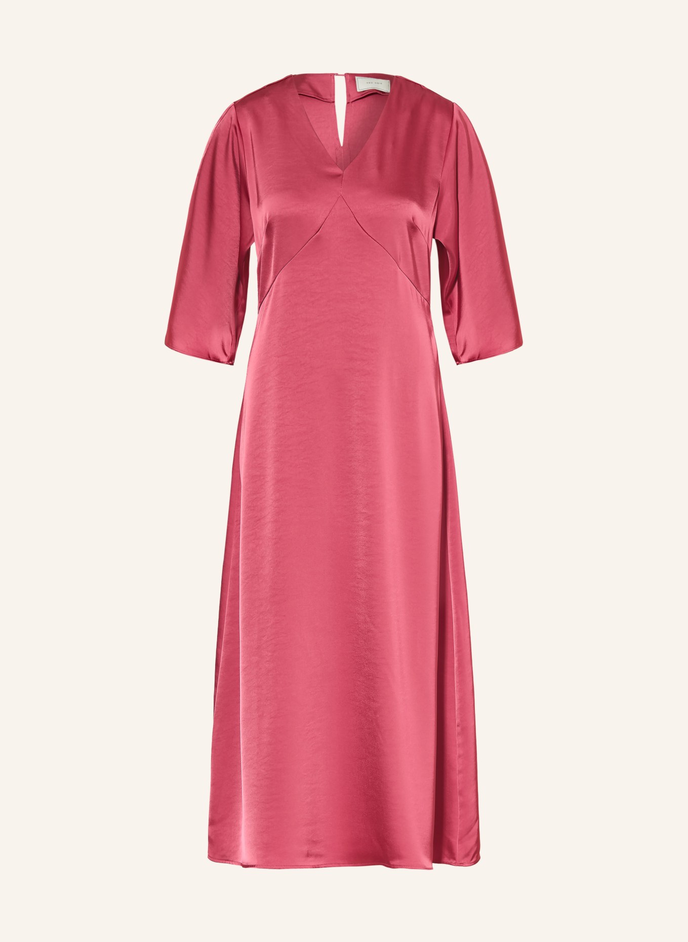 NEO NOIR REMARA Satin Dress: PINK