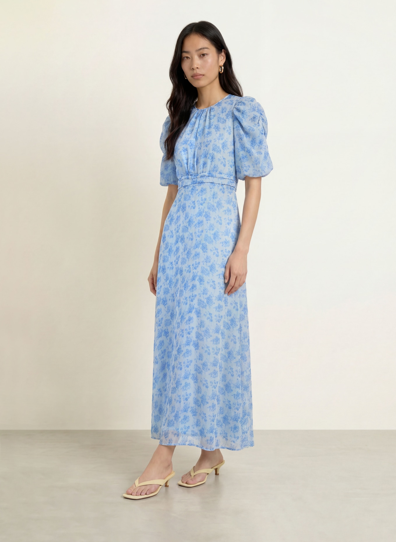 NEO NOIR Jurk KIKKA: LICHTBLAUW / BLAUW