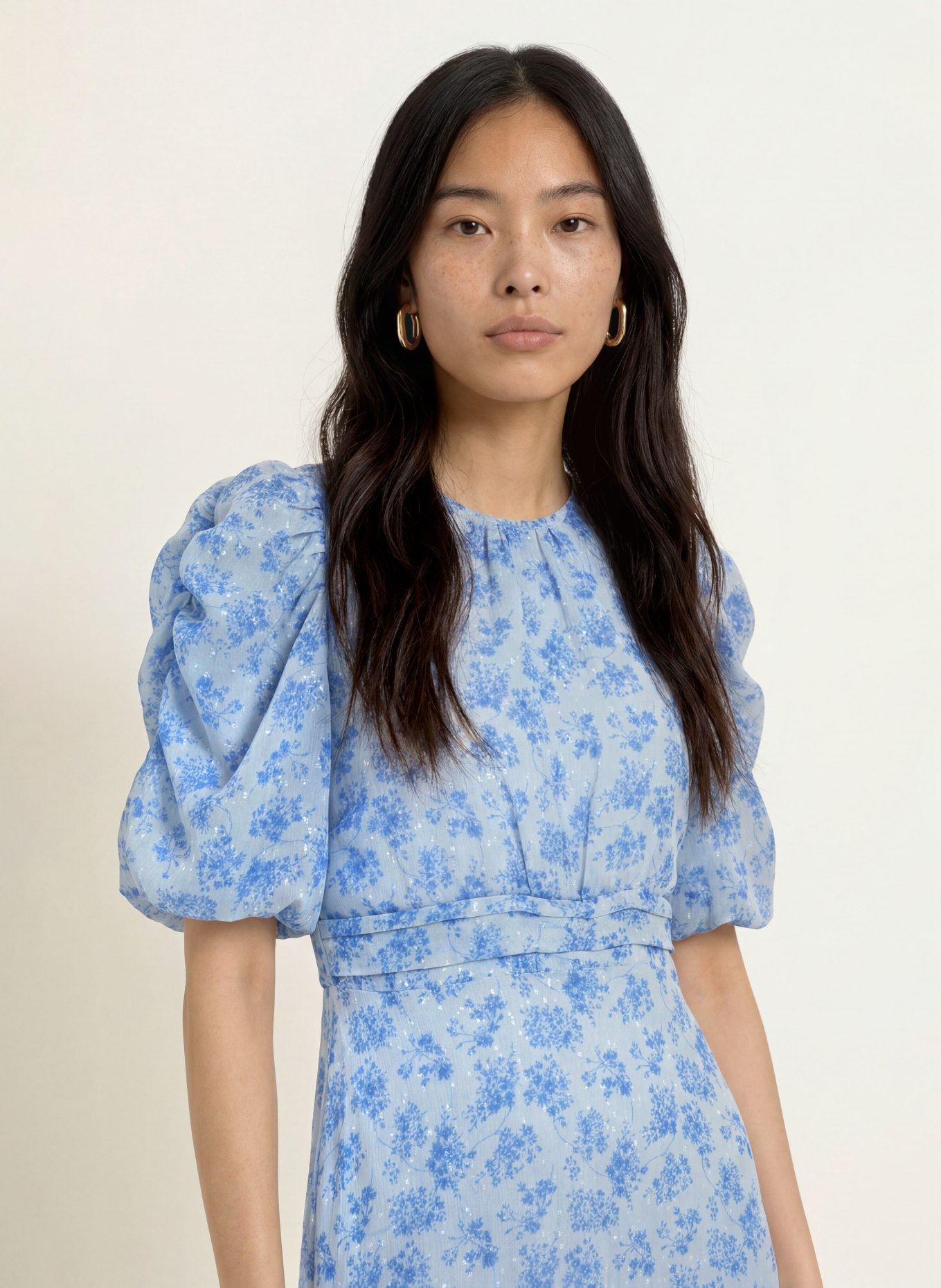 NEO NOIR Jurk KIKKA: LICHTBLAUW / BLAUW