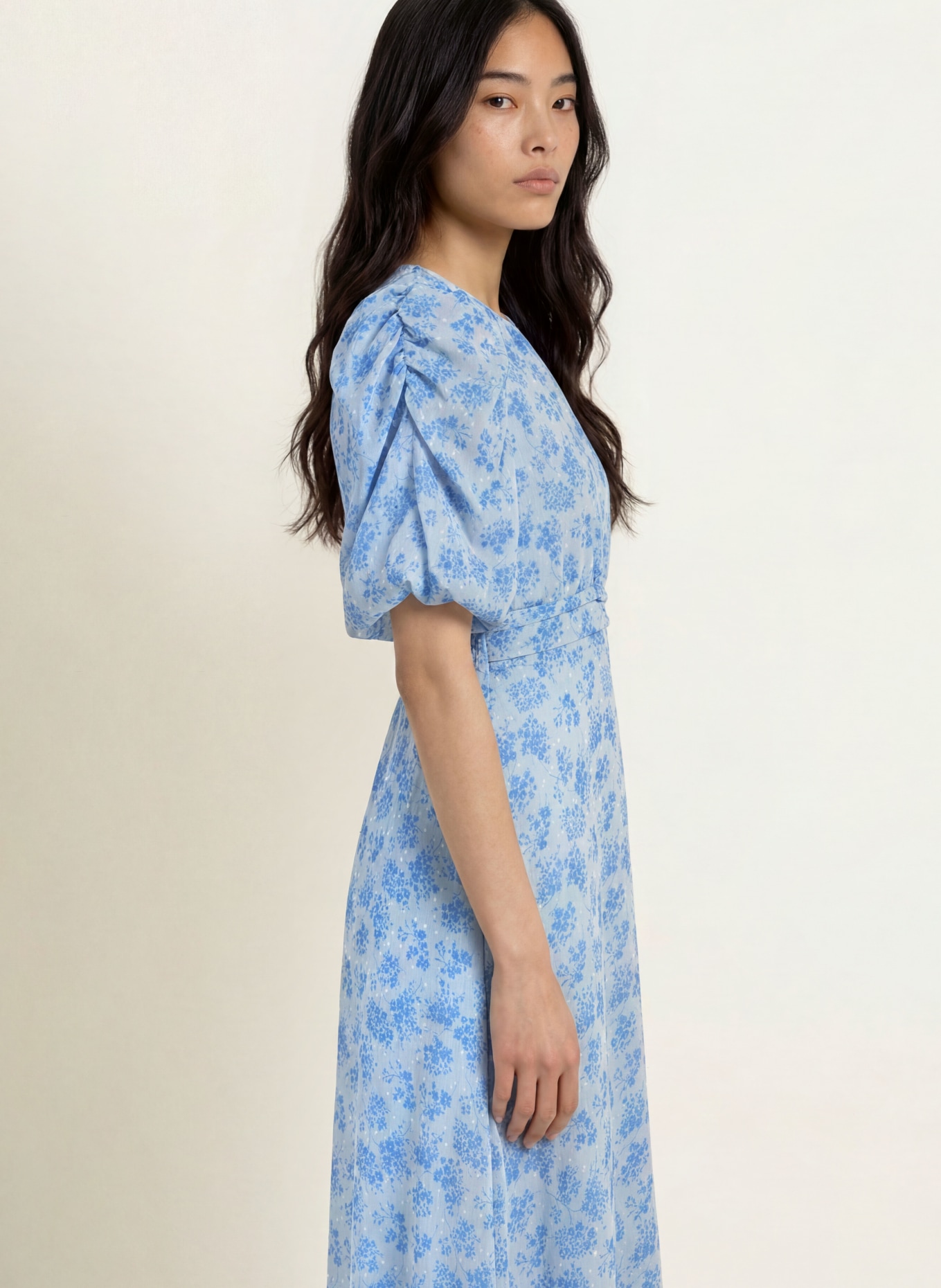 NEO NOIR Jurk KIKKA: LICHTBLAUW / BLAUW