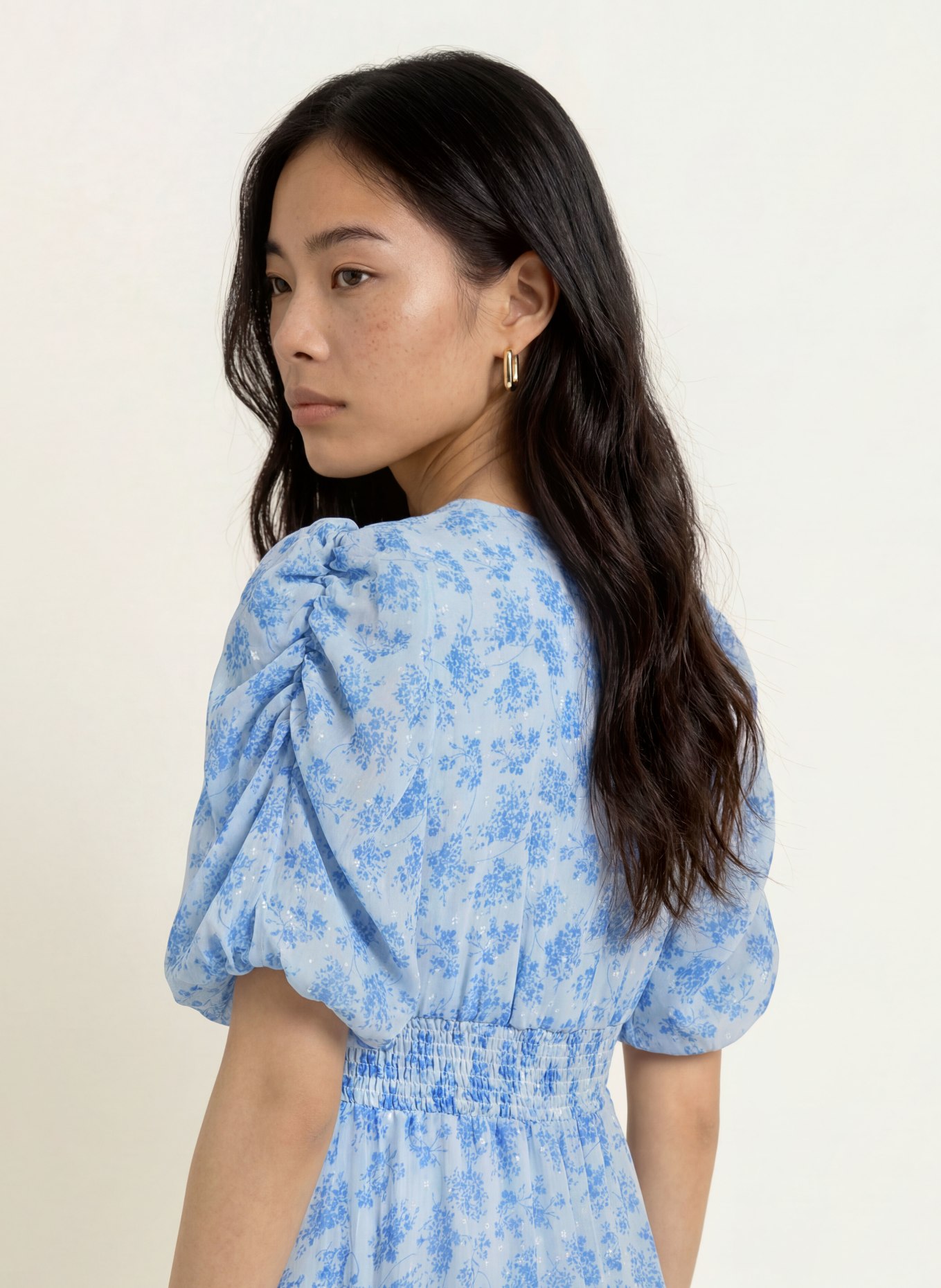 NEO NOIR Jurk KIKKA: LICHTBLAUW / BLAUW