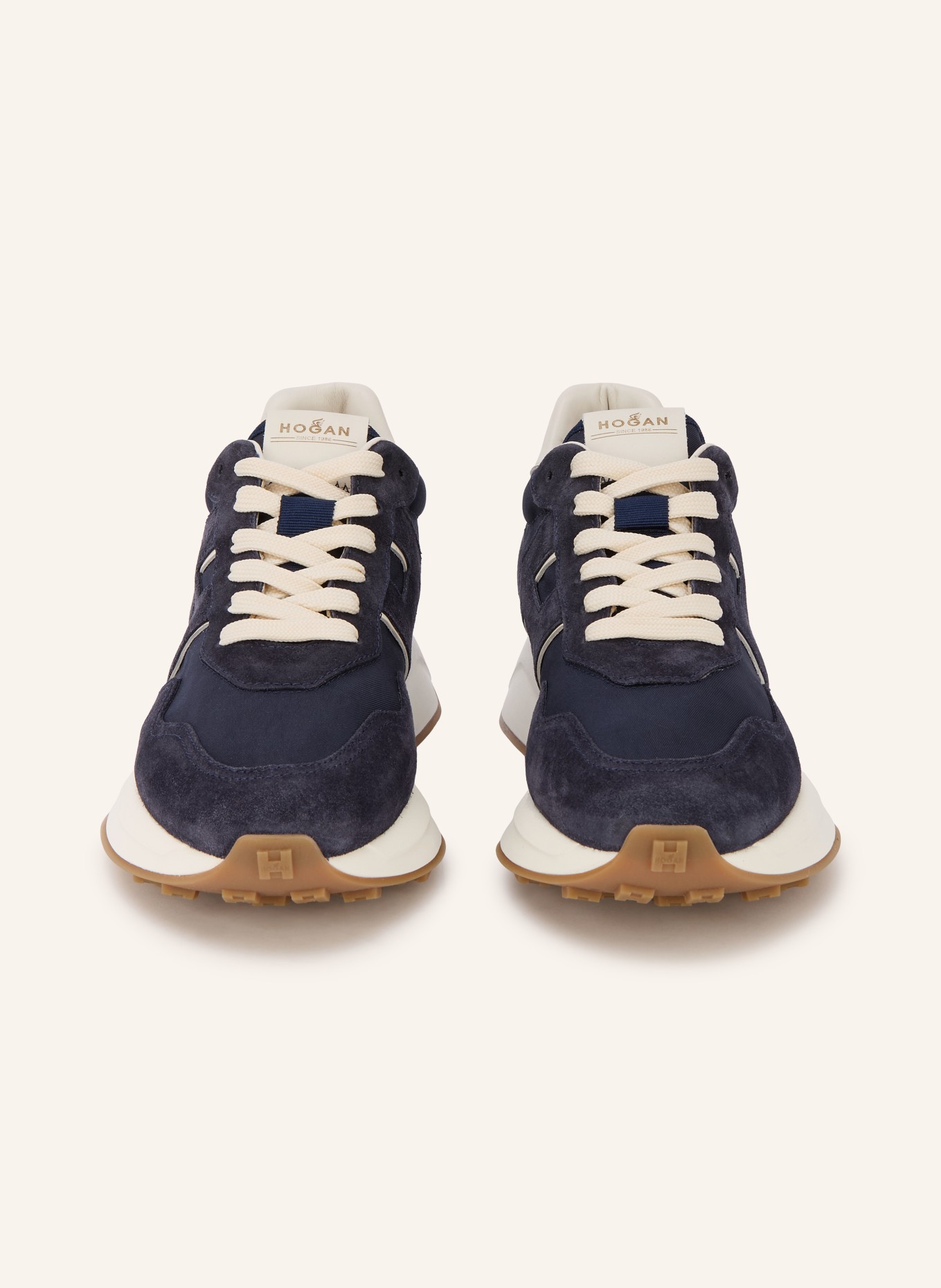 HOGAN Sneakers H641: DARK BLUE / WHITE