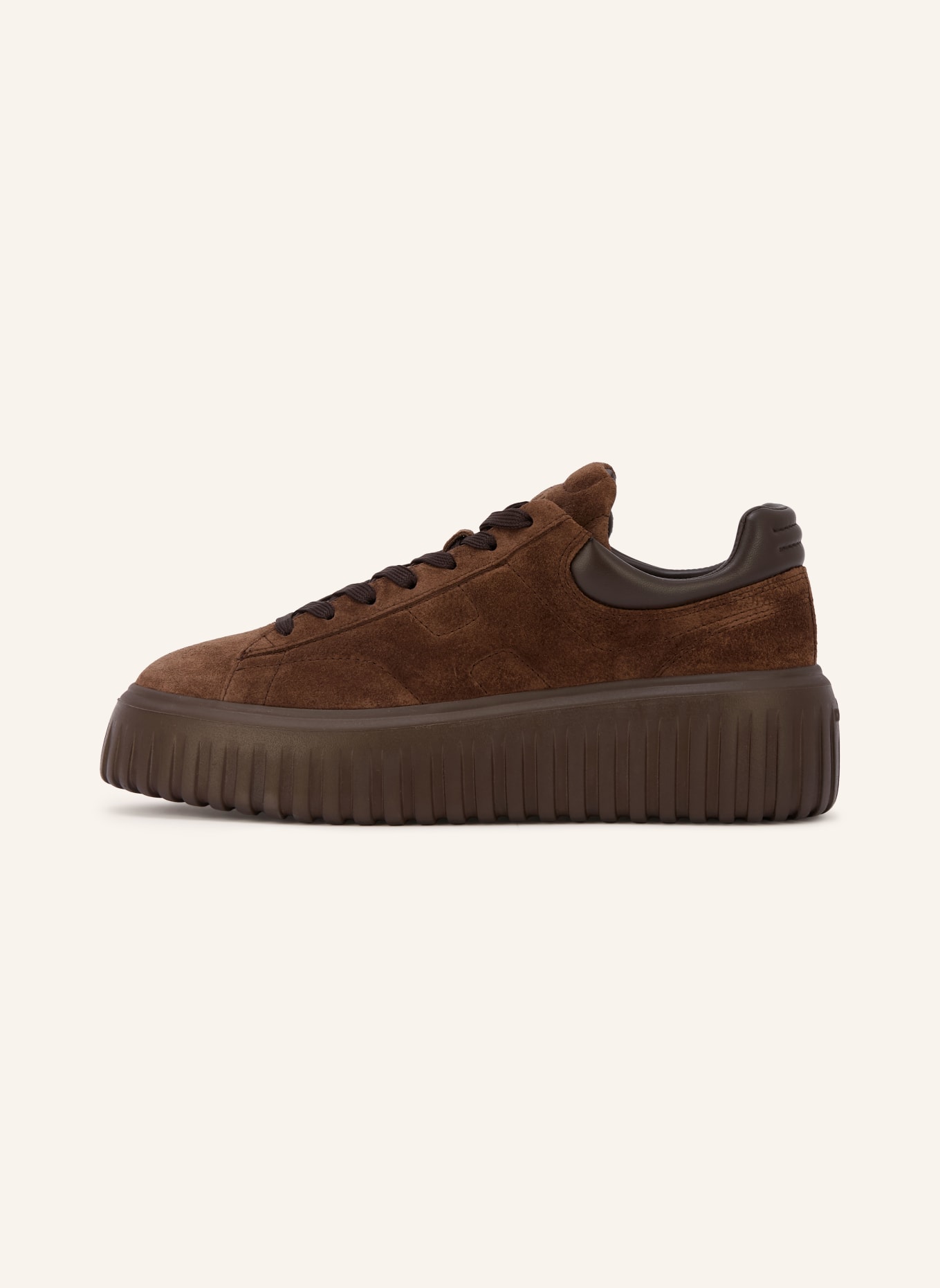 HOGAN H-STRIPES Sneakers: DARK BROWN