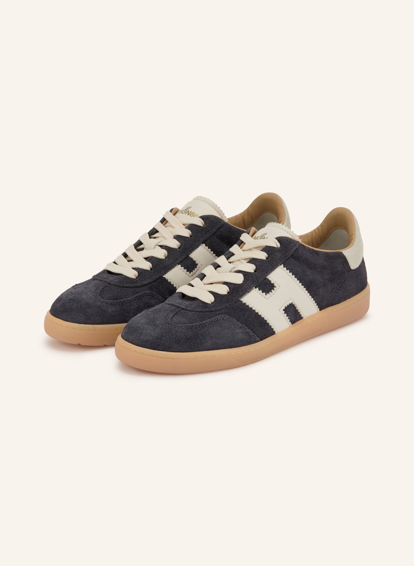 HOGAN Sneakersy COOL: GRANATOWY / BIAŁY
