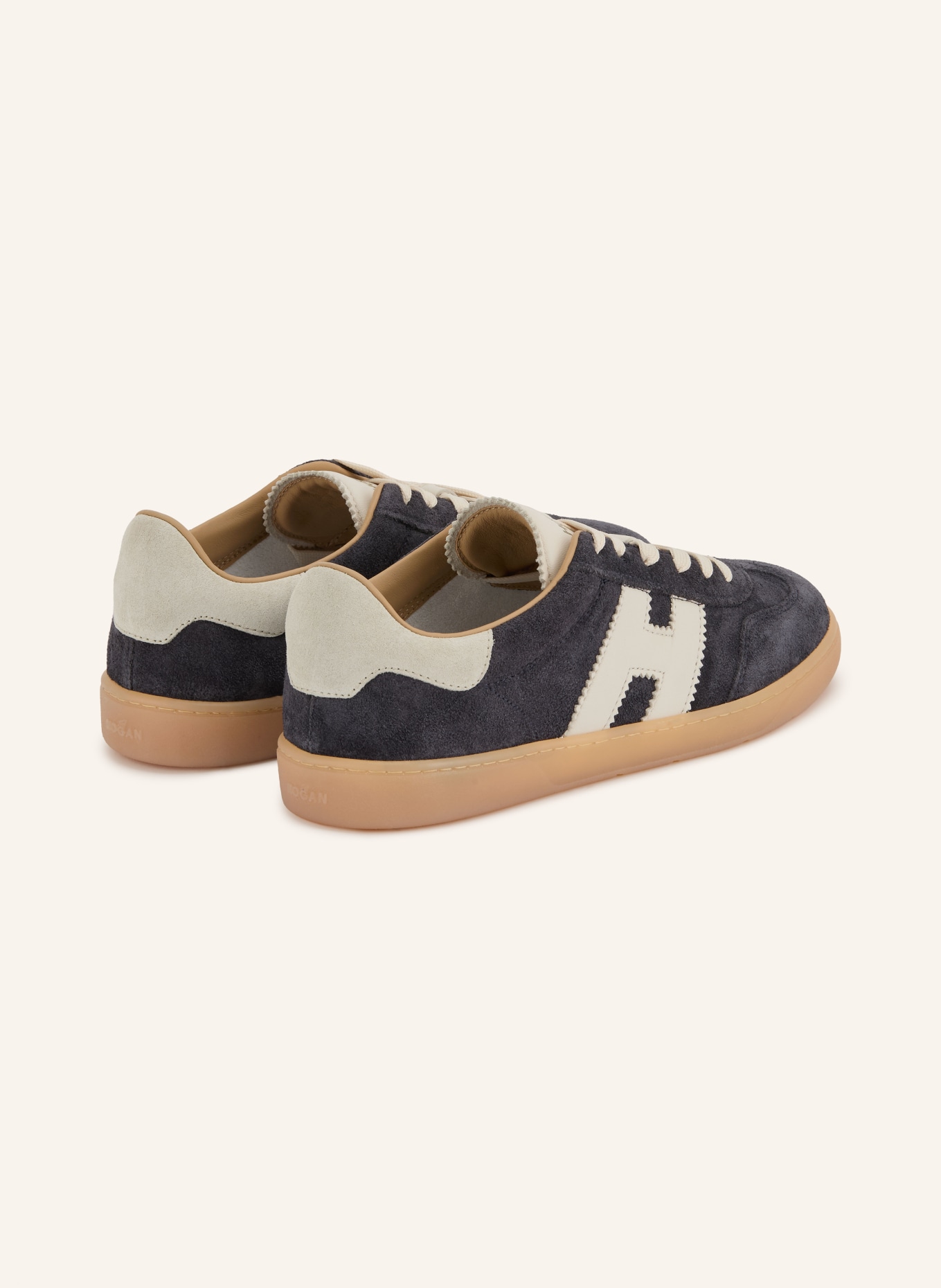 HOGAN Sneakersy COOL: GRANATOWY / BIAŁY