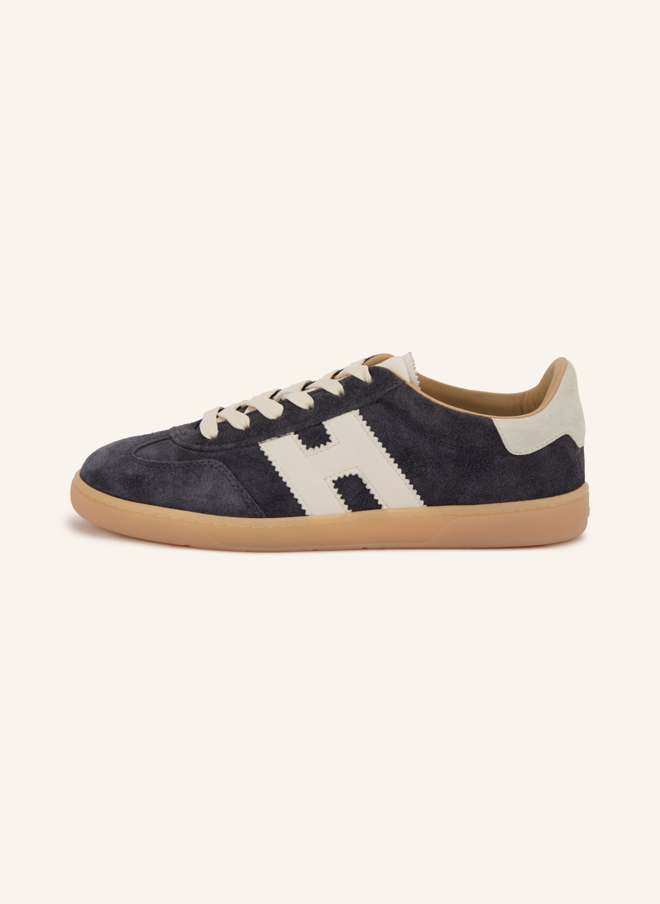 HOGAN Sneakersy COOL: GRANATOWY / BIAŁY