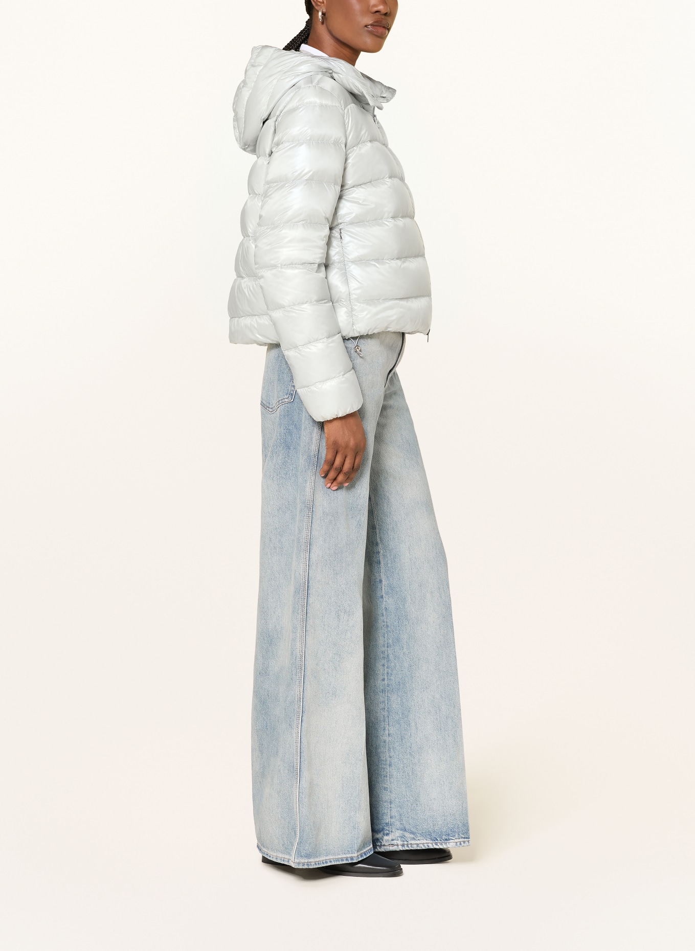 HERNO Down jacket: LIGHT GRAY