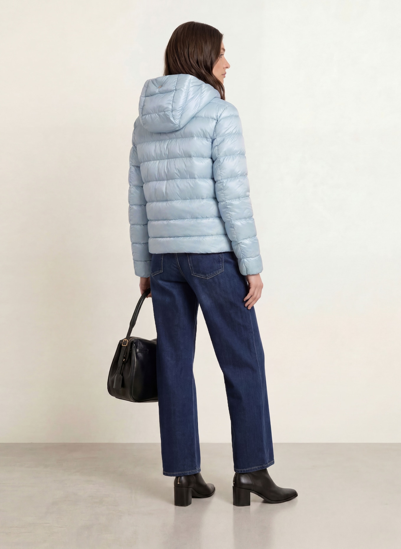 HERNO Down jacket: LIGHT BLUE