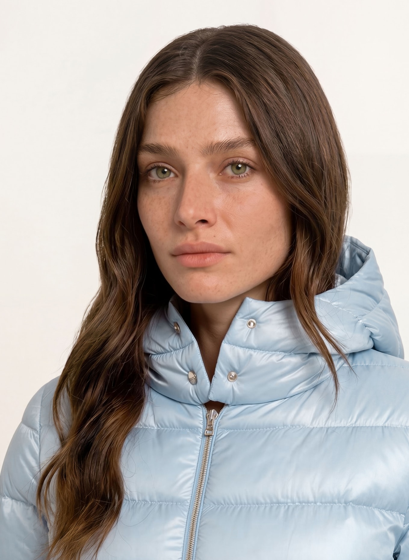 HERNO Down jacket: LIGHT BLUE