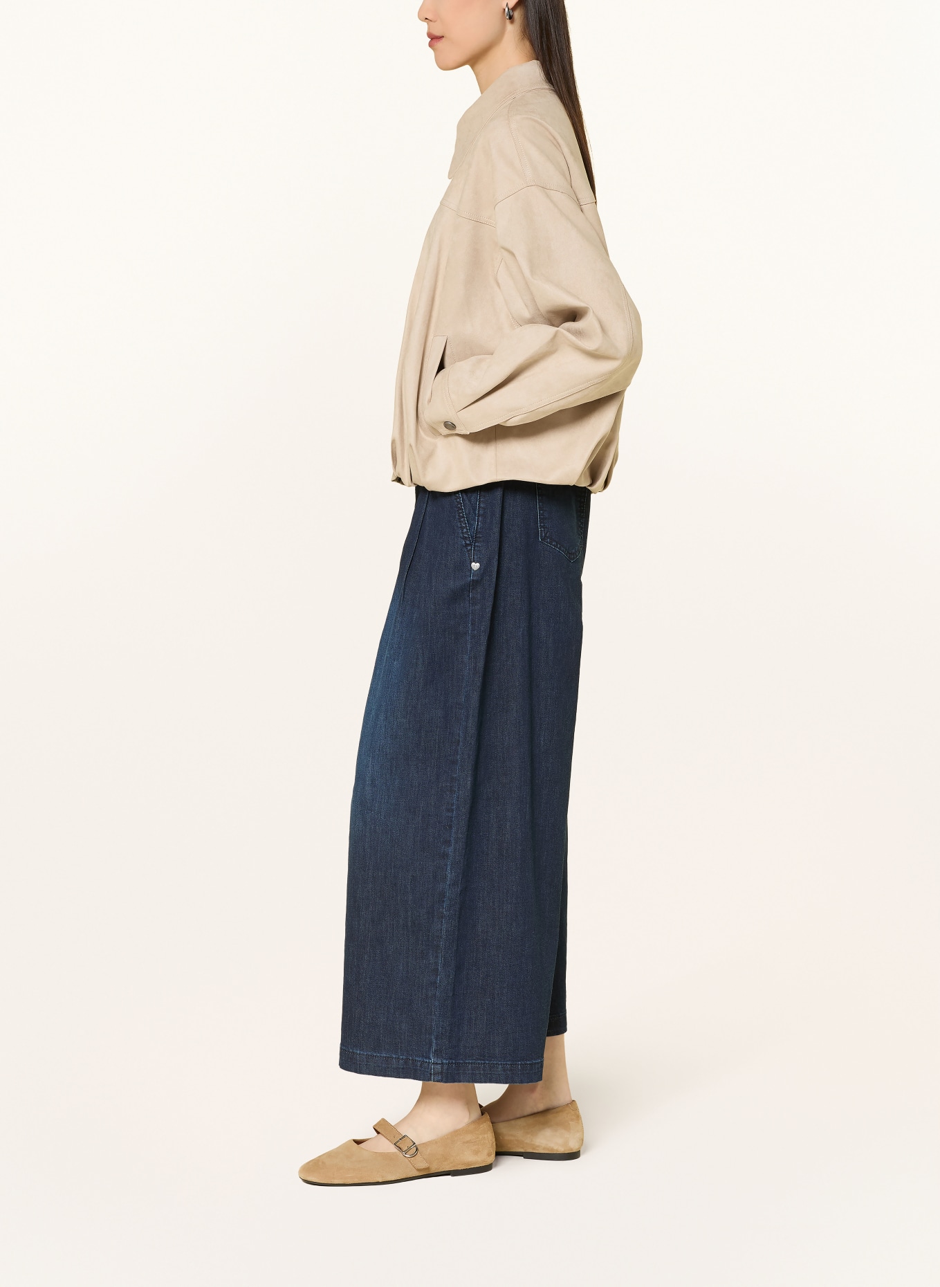 Buena Vista Jeans-Culotte LIV: 5663 deep ocean