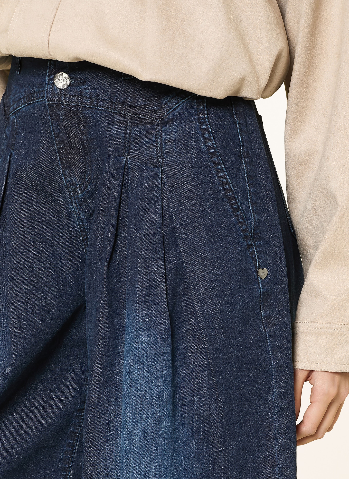 Buena Vista Jeans-Culotte LIV: 5663 deep ocean