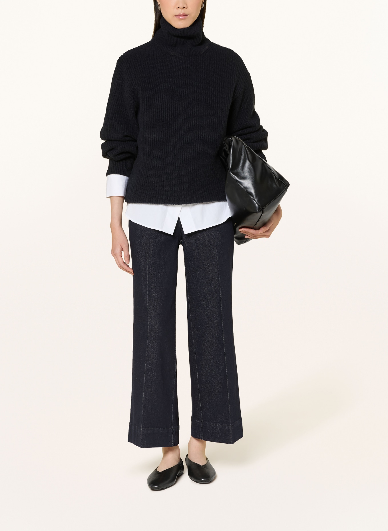 ELENA MIRO Wide-Leg Jeans MARY: 034 BLU SCURO